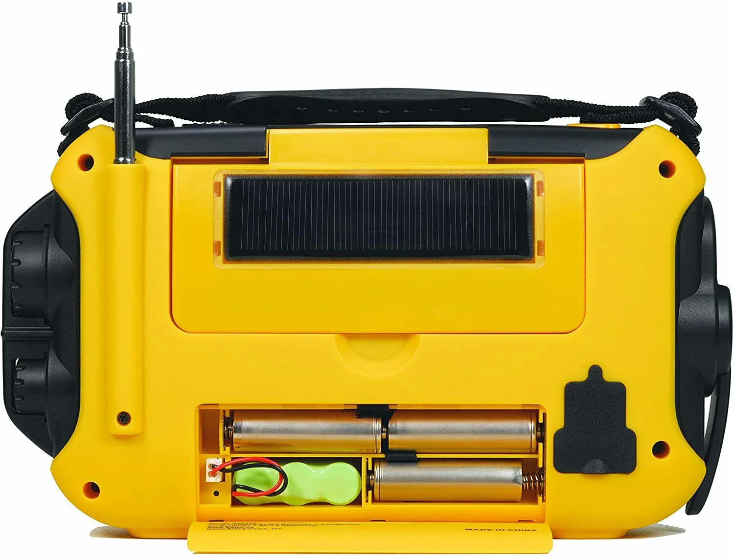 Kaito KA600 Digital Solar AM/FM/LW/SW Emergency Radio - Yellow - Image 3