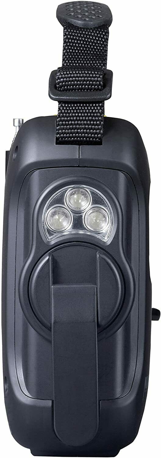 Kaito Voyager Pro KA600 Digital Solar Crank AM/FM/LW/SW NOAA Weather Radio Black - Image 3