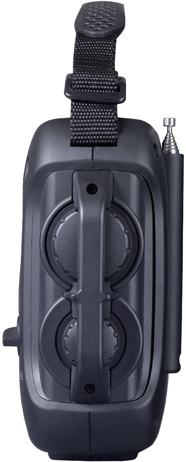 Kaito Voyager Pro KA600 Digital Solar Dynamo,Wind Up,Dynamo Cranking AM/FM/LW/SW & NOAA Weather Emergency Radio with Flashlight, Reading Lamp Alert,Smart Phone Charger & RDS and Real-Time Alert, with AC Adapter Black - Image 3