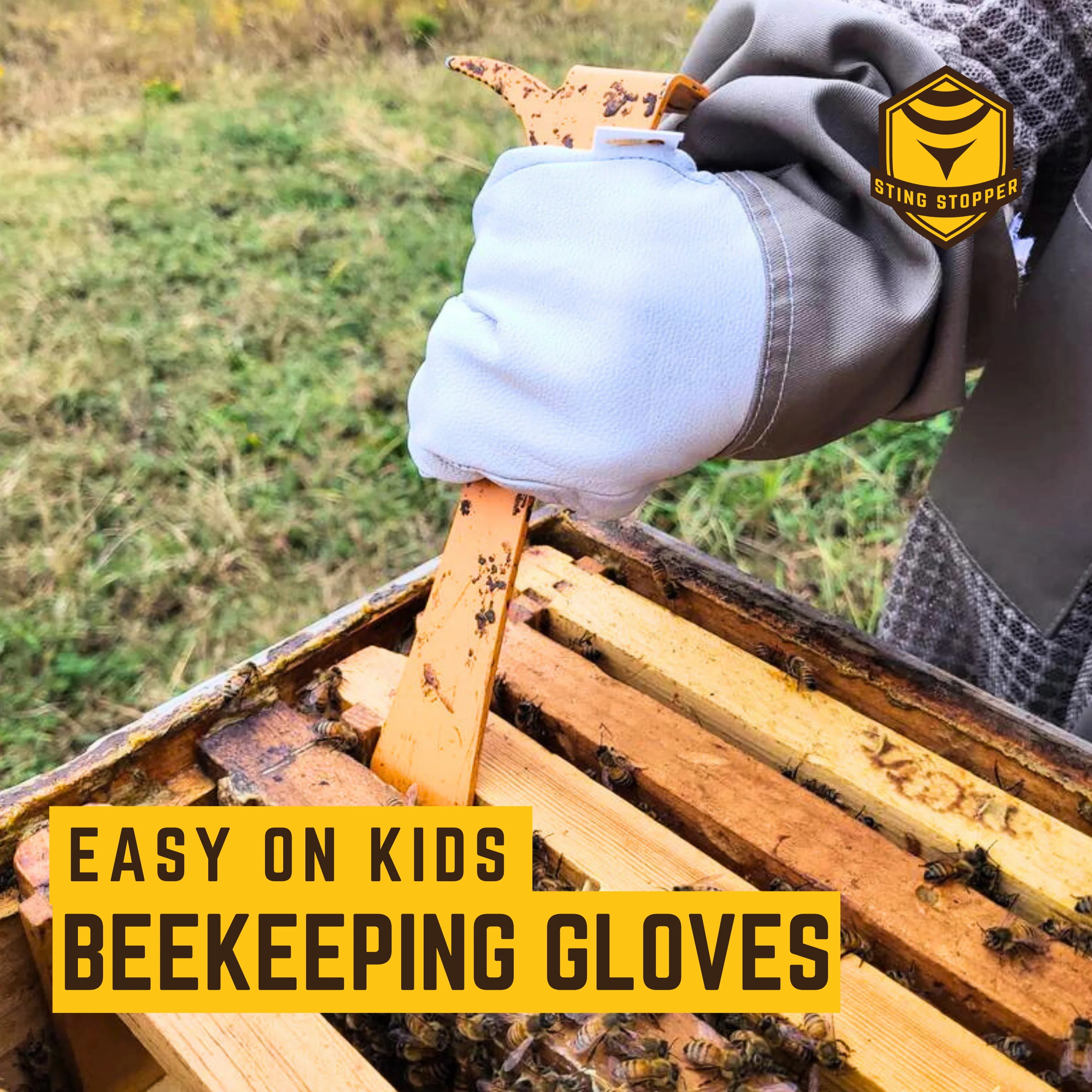 Kids Beekeeping Gloves - Image 6