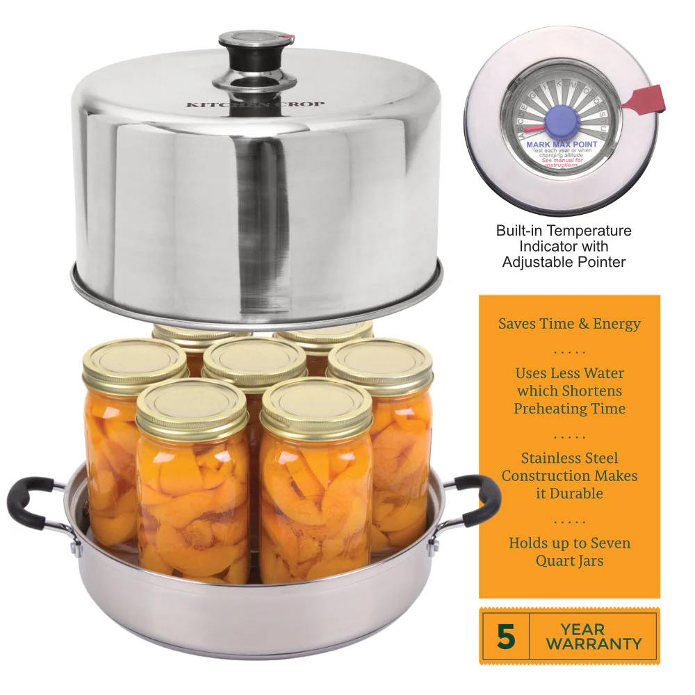 Kitchen Crop Stainless Steel Steam Canner - Image 4