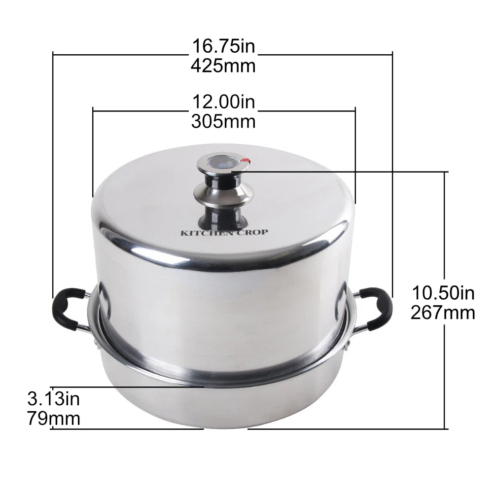 Kitchen Crop Stainless Steel Steam Canner - Image 5