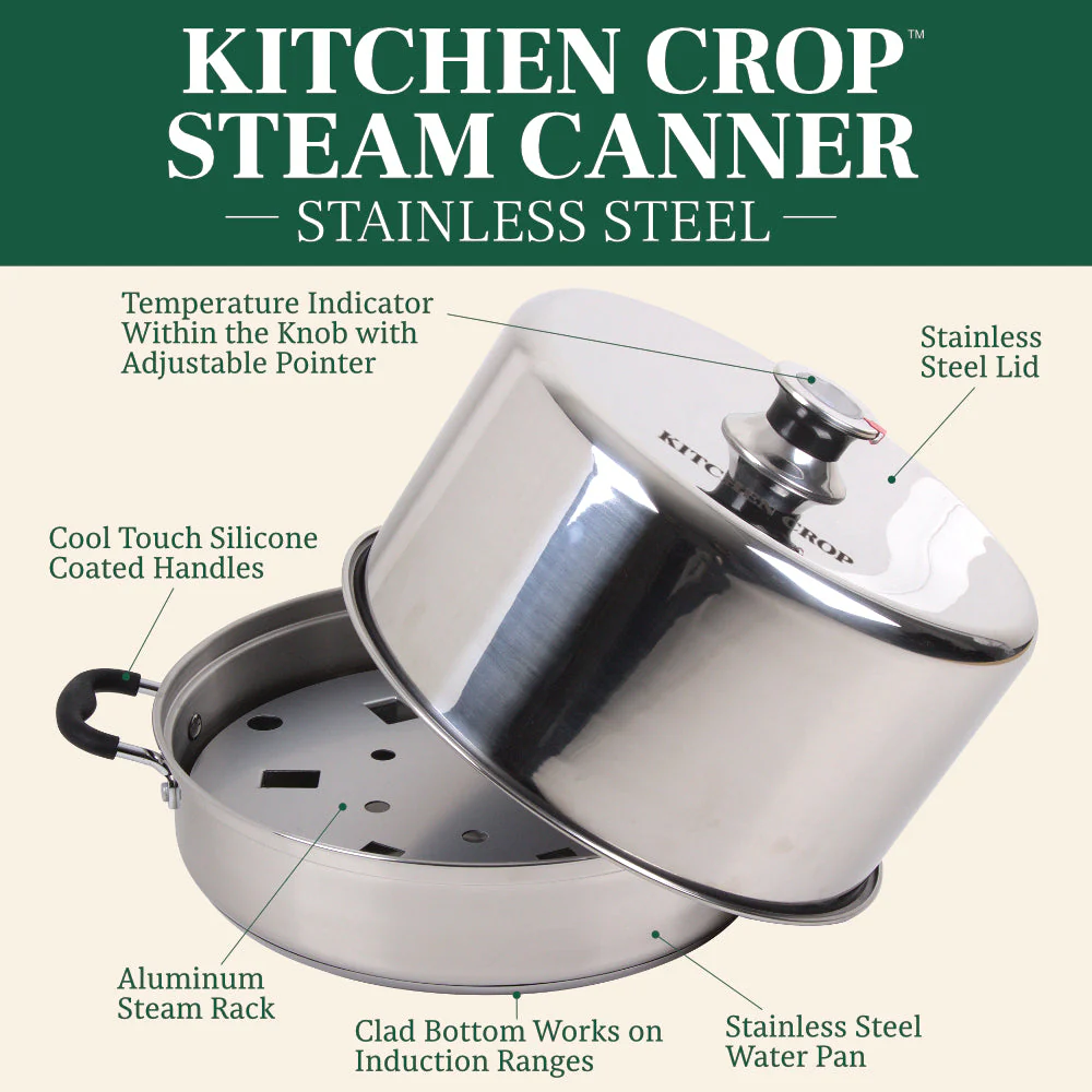 Kitchen Crop Stainless Steel Steam Canner with Tools - Image 2