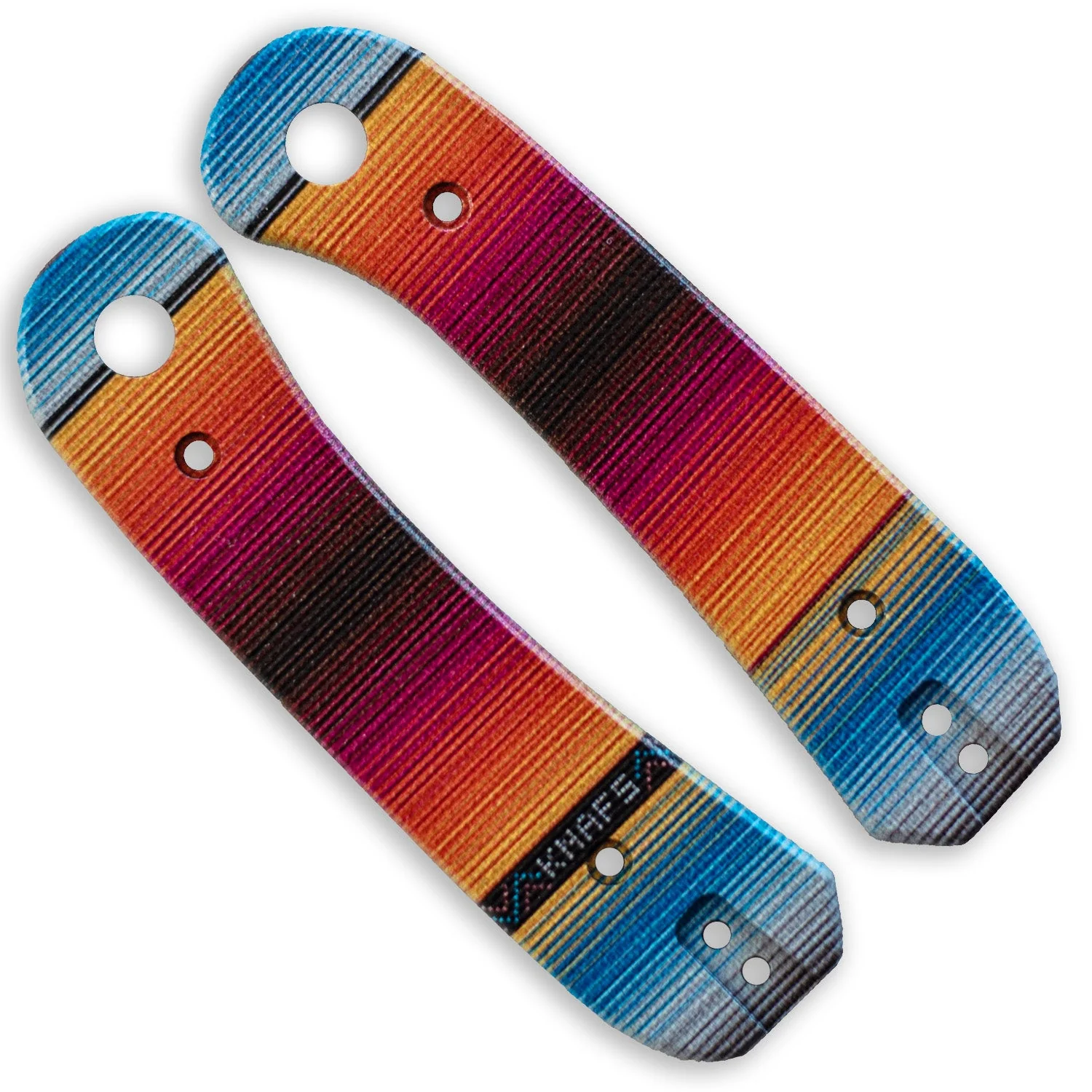 Lander 1 Knife Scales - Mexican Blanket G10 - Image 2