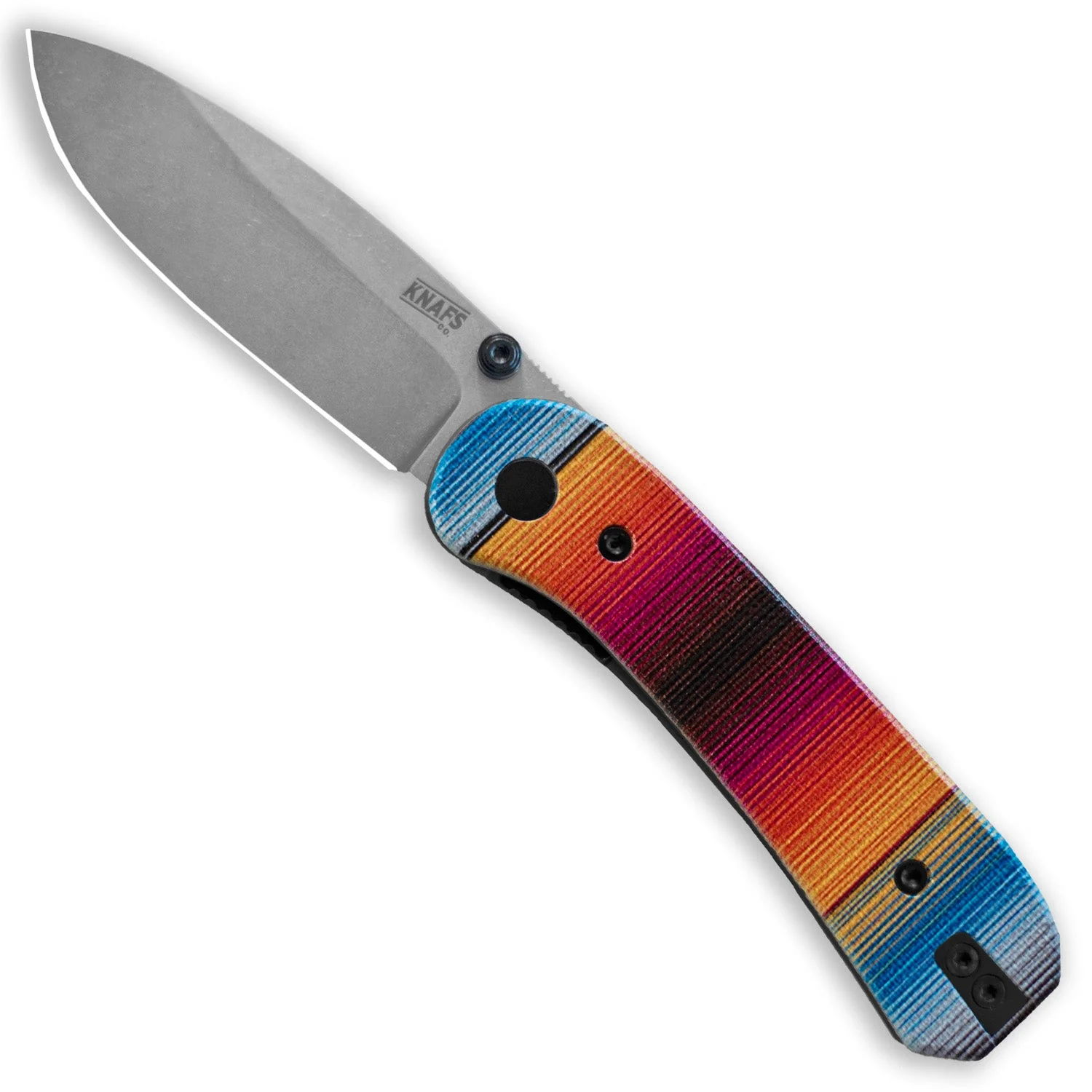 Lander 1 Knife Scales - Mexican Blanket G10 - Image 3