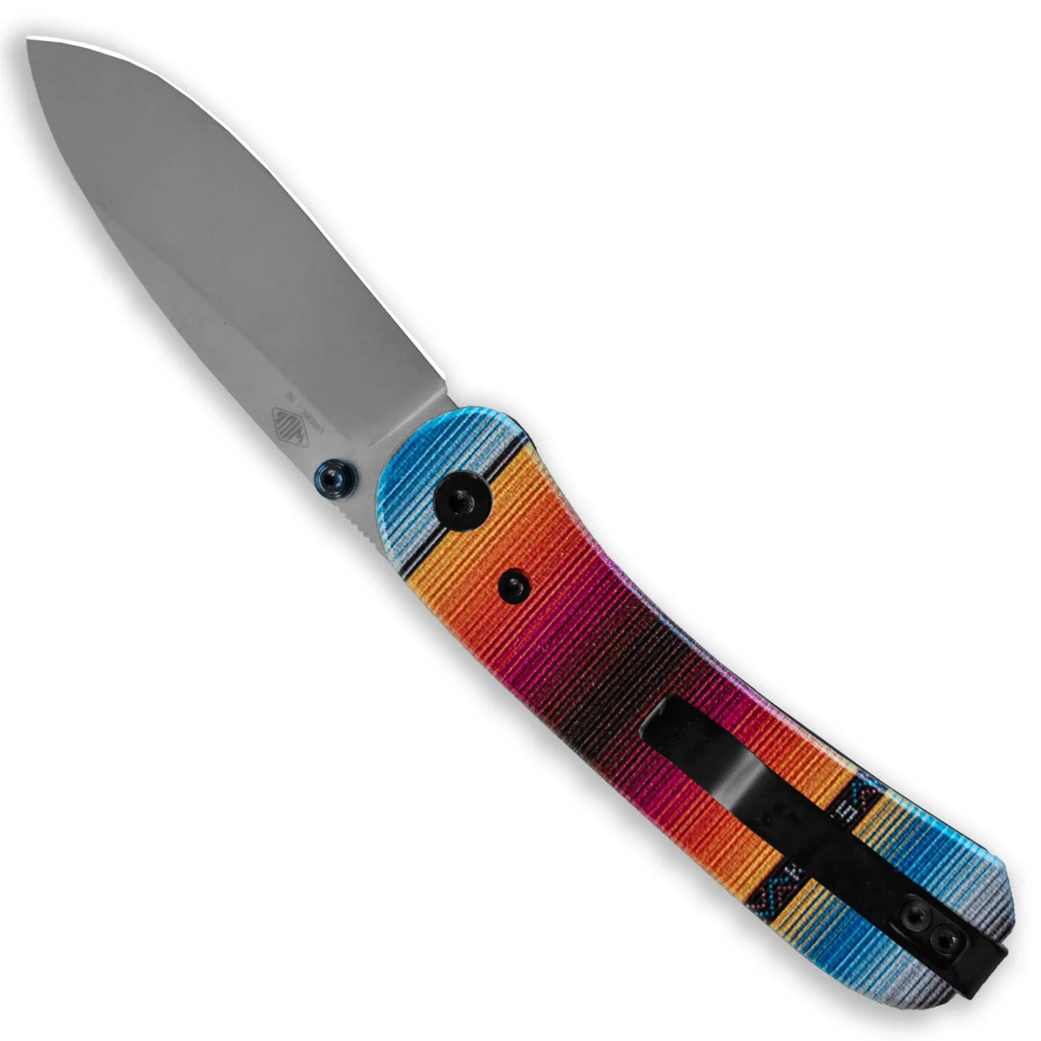Lander 1 Knife Scales - Mexican Blanket G10 - Image 4
