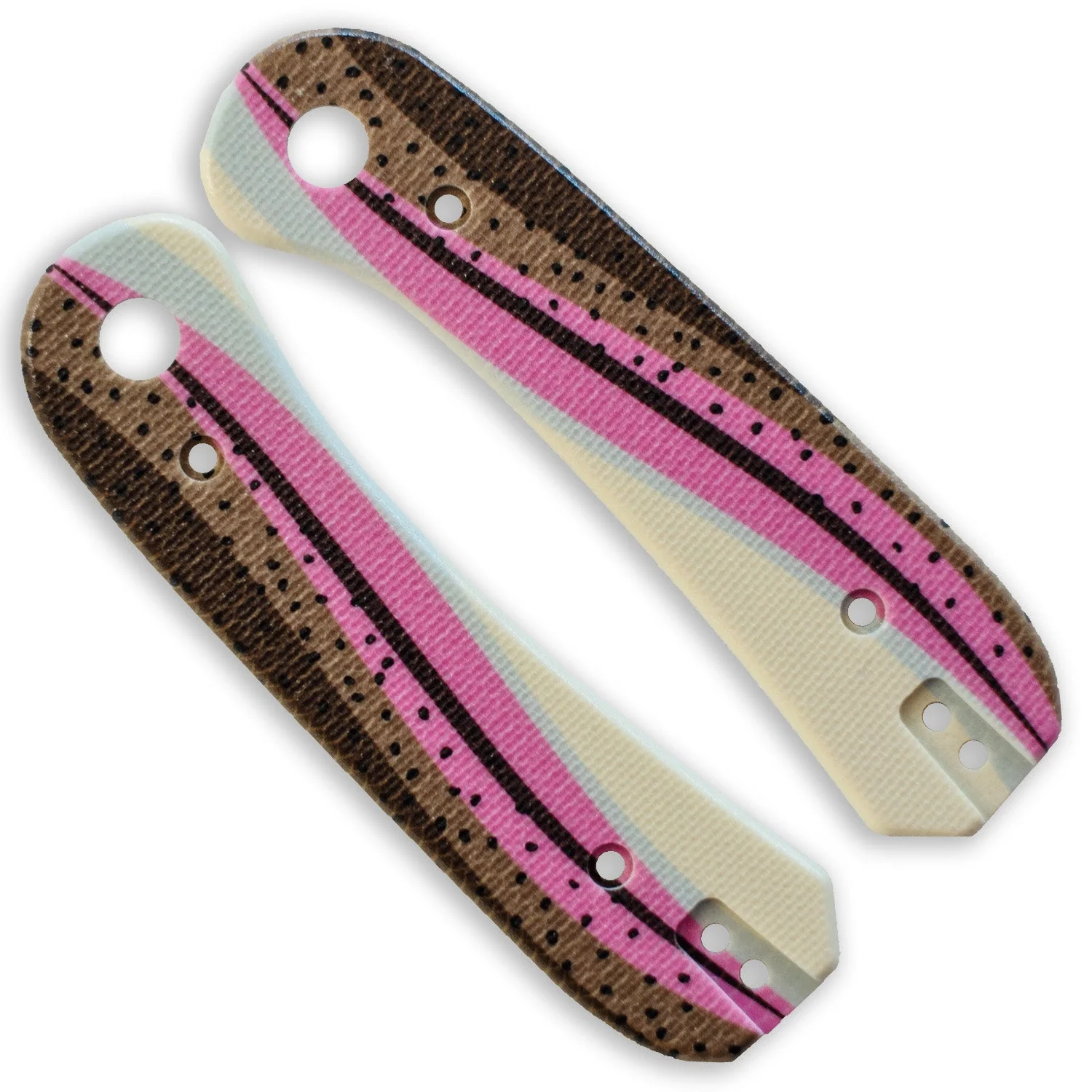 Lander 1 Knife Scales - Rainbow Trout G10 - Image 2