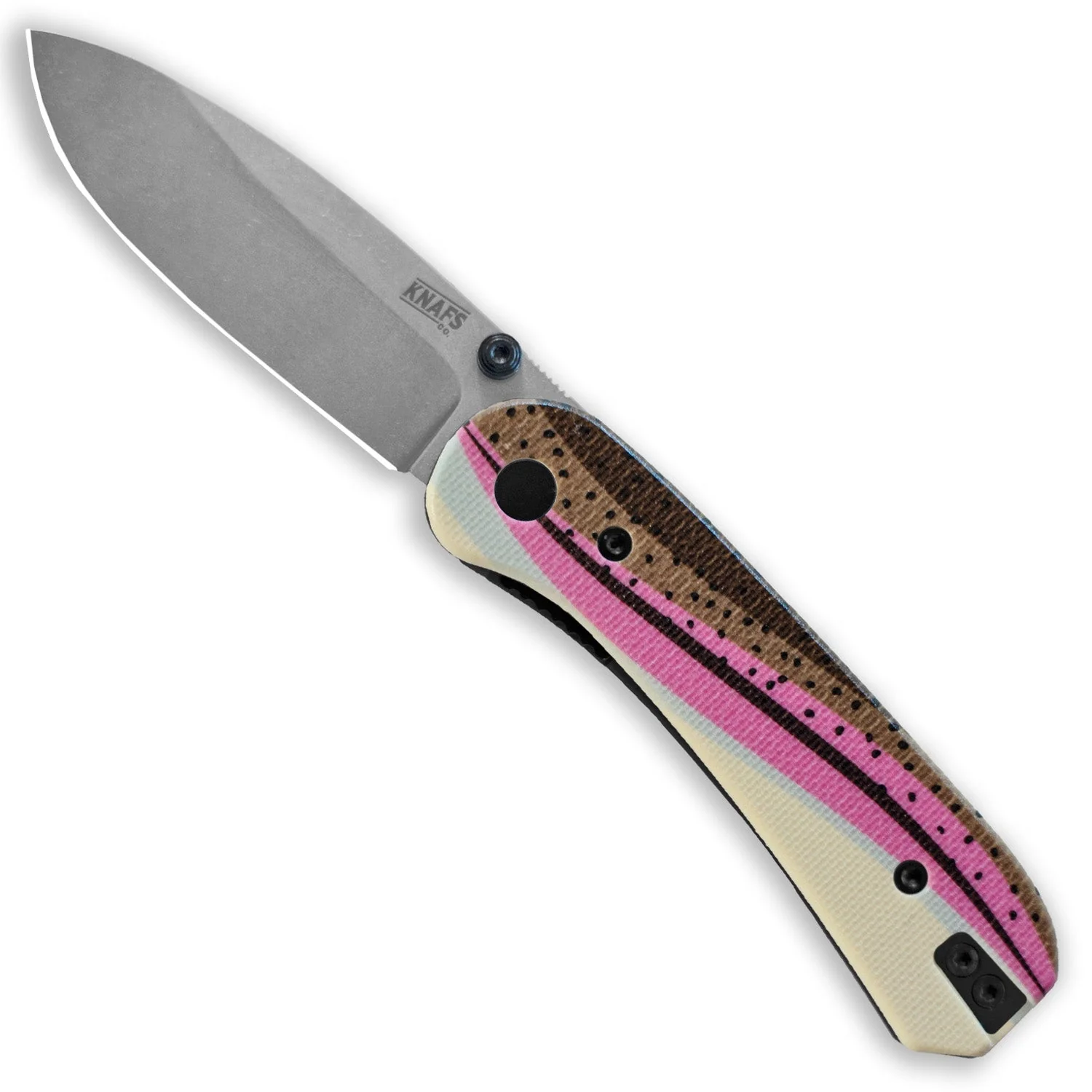 Lander 1 Knife Scales - Rainbow Trout G10 - Image 3