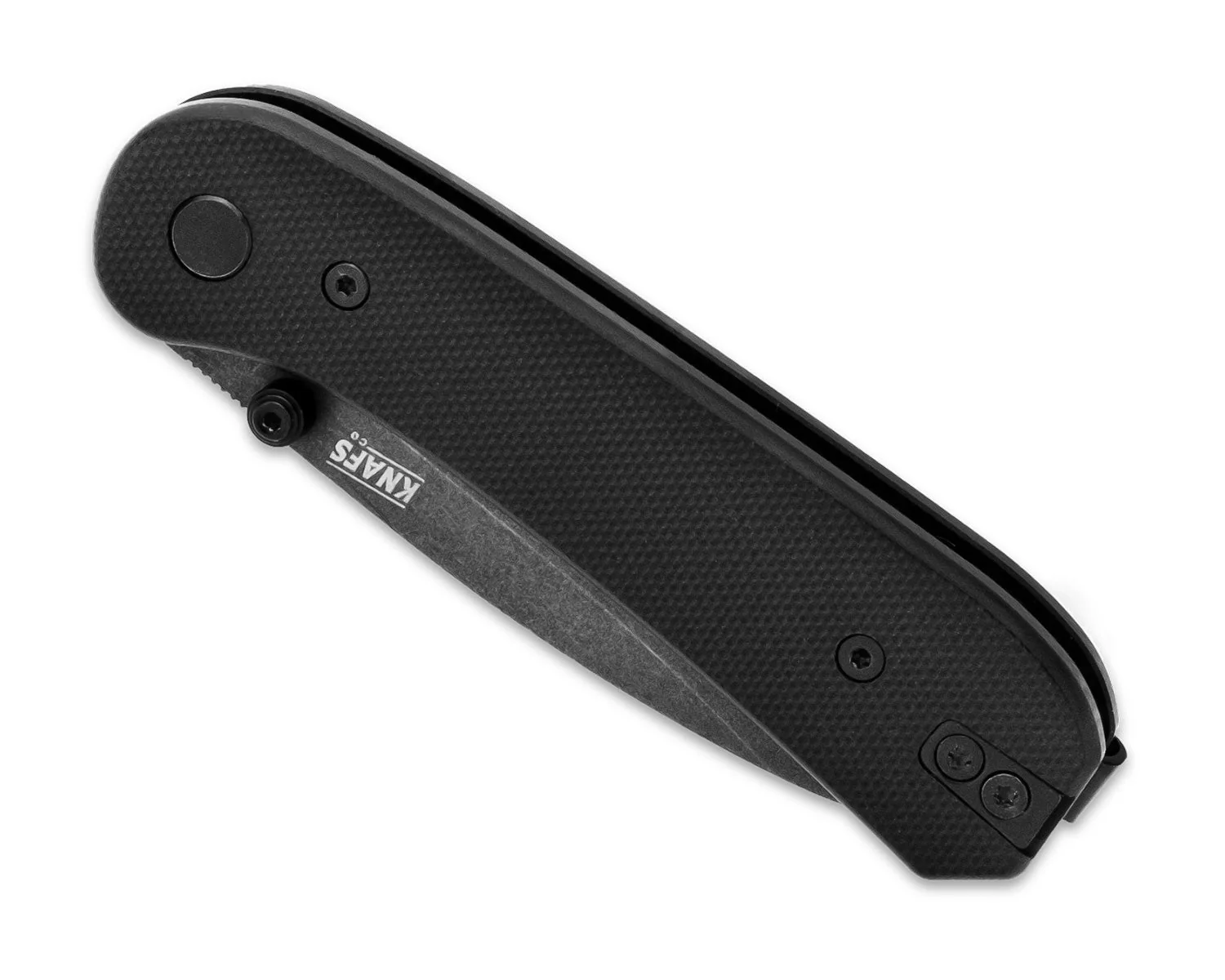 Lander 1 Pocket Knife - Black G10 - D2 - Image 3
