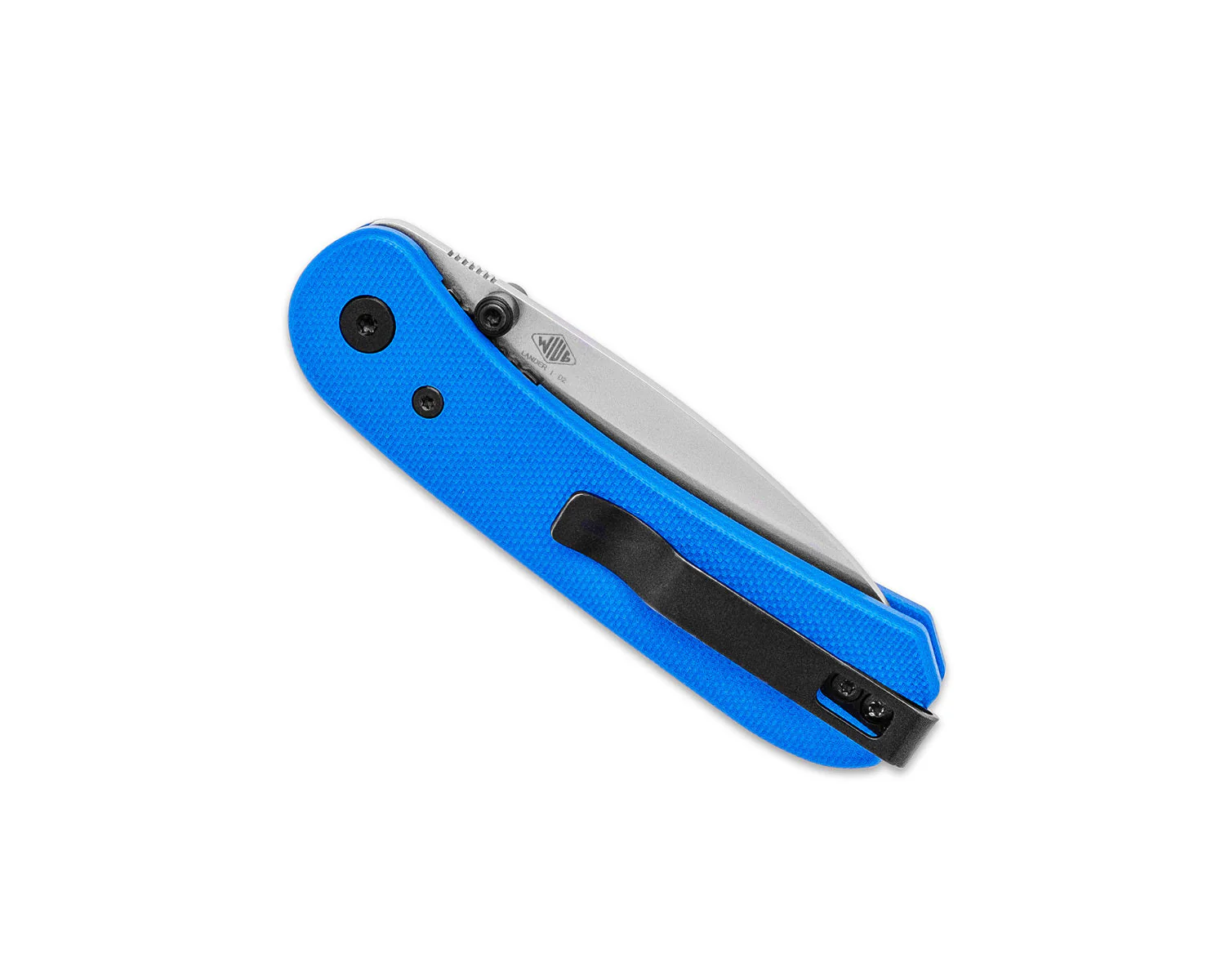 Lander 1 Pocket Knife - Blue G10 - D2 - Image 4
