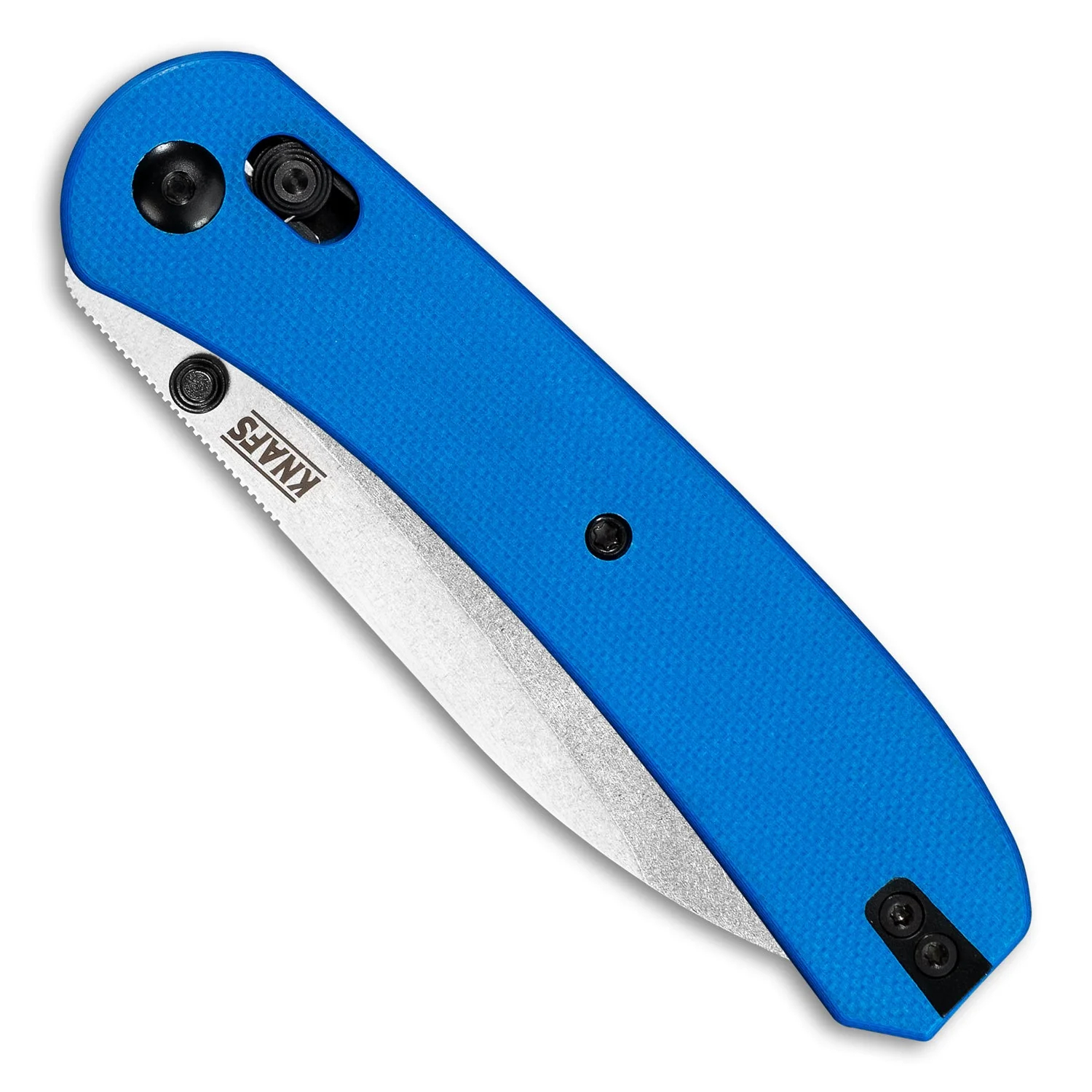 Lander 2 Pocket Knife - Blue G10 - Clutch Lock - Image 3