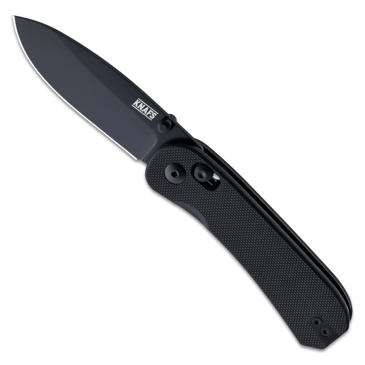 Lander 3 Pocket Knife - Black G10 - Clutch Lock - Image 5