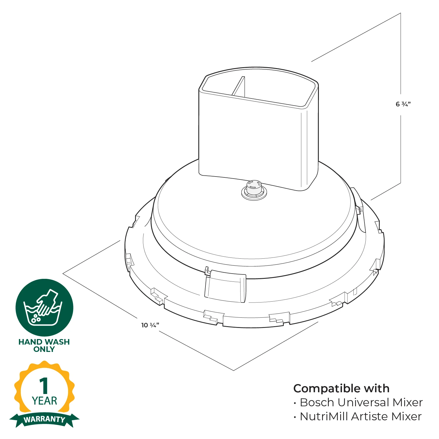 Large Slicer Shredder Attachment - Image 4