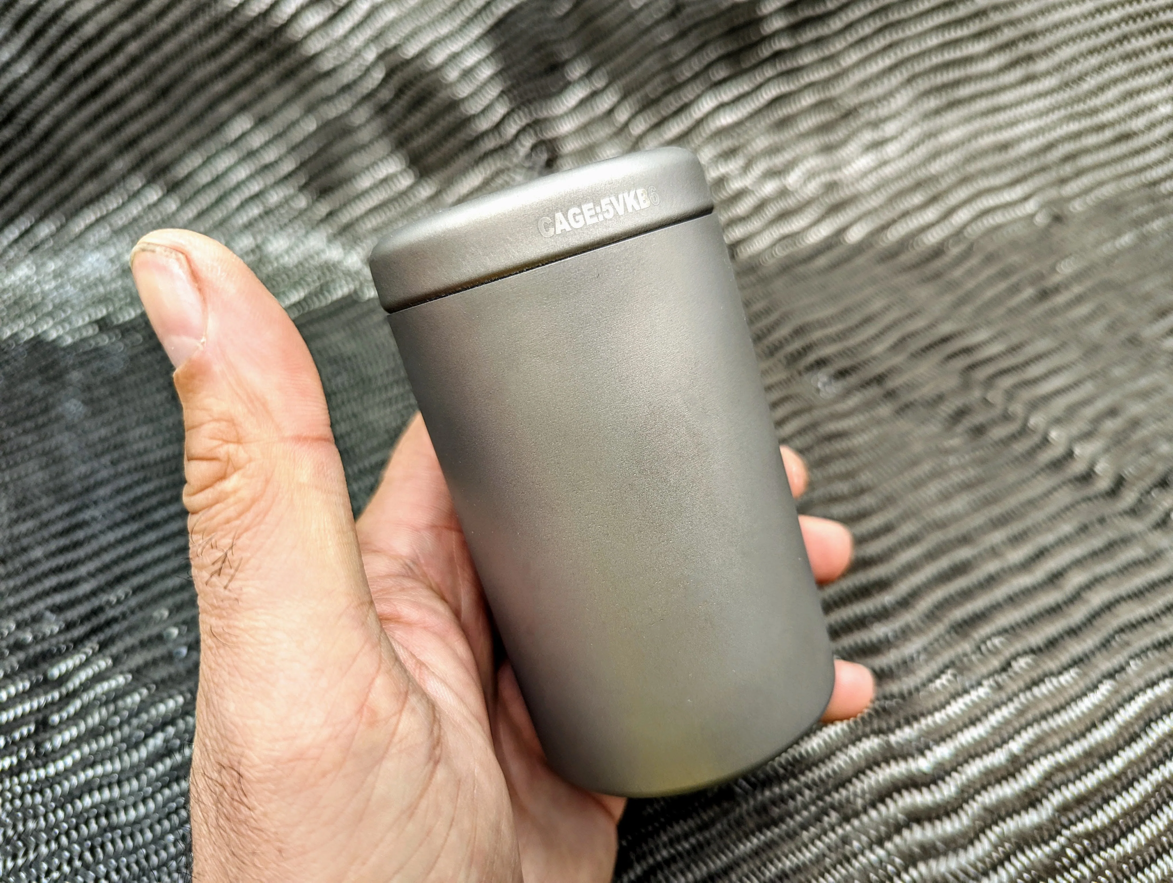 Large Ultralite Titanium Press Fit Capsule - Image 2