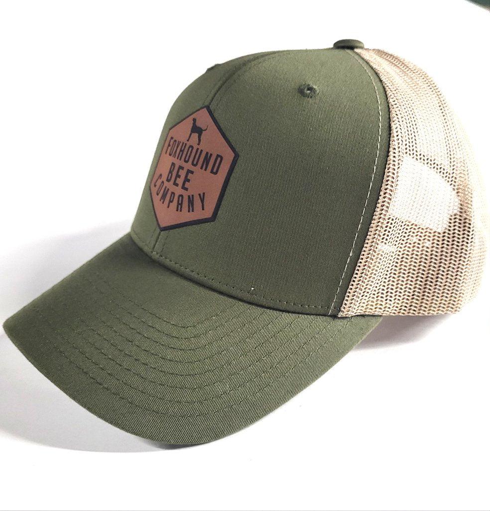 Leather Patch Trucker Hat - Image 2