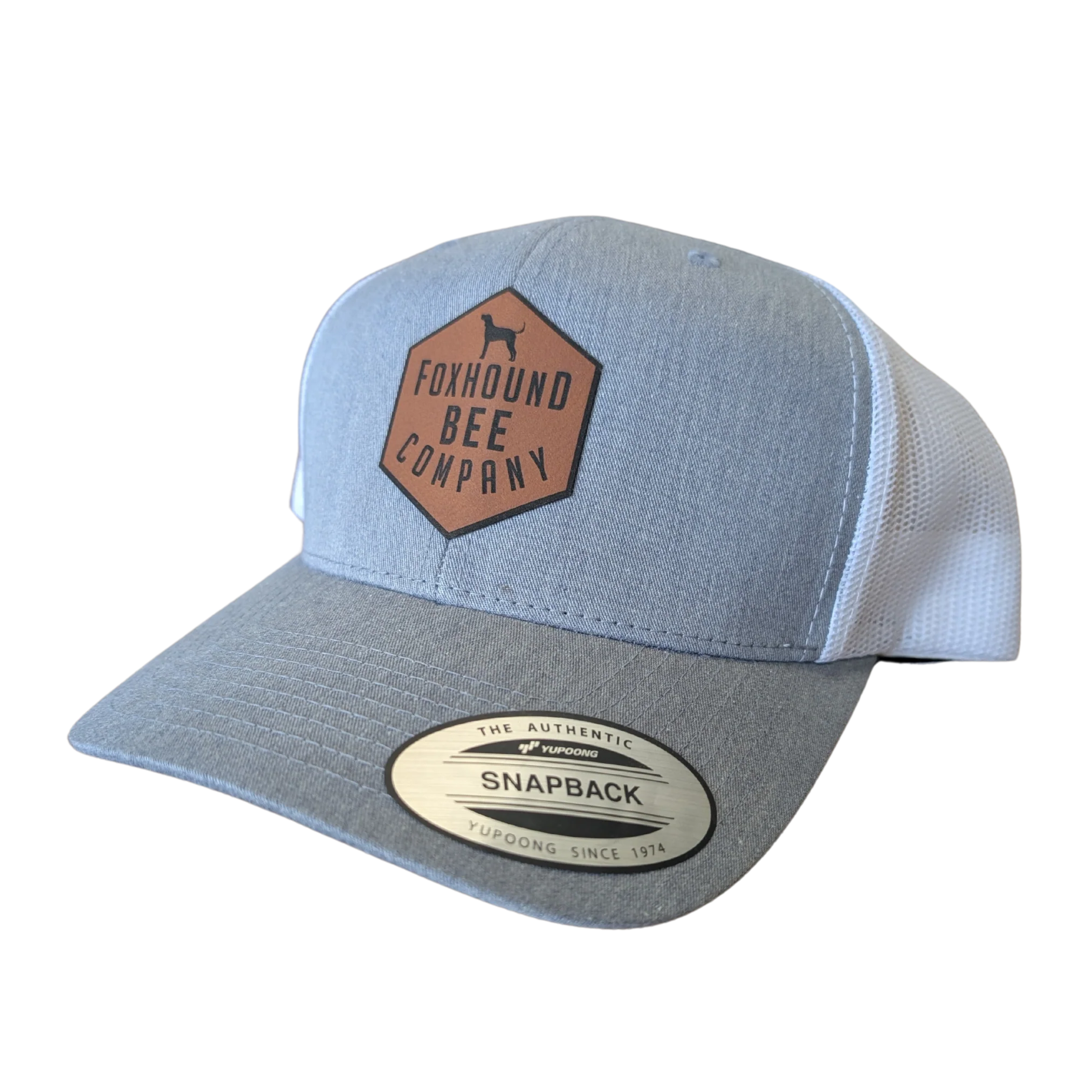 Leather Patch Trucker Hat - Image 4