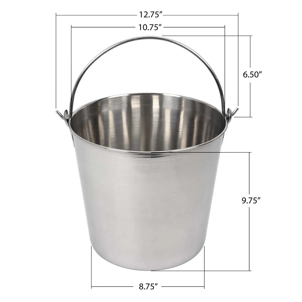 LINDY'S 13-qt Stainless Steel Pail - Image 4