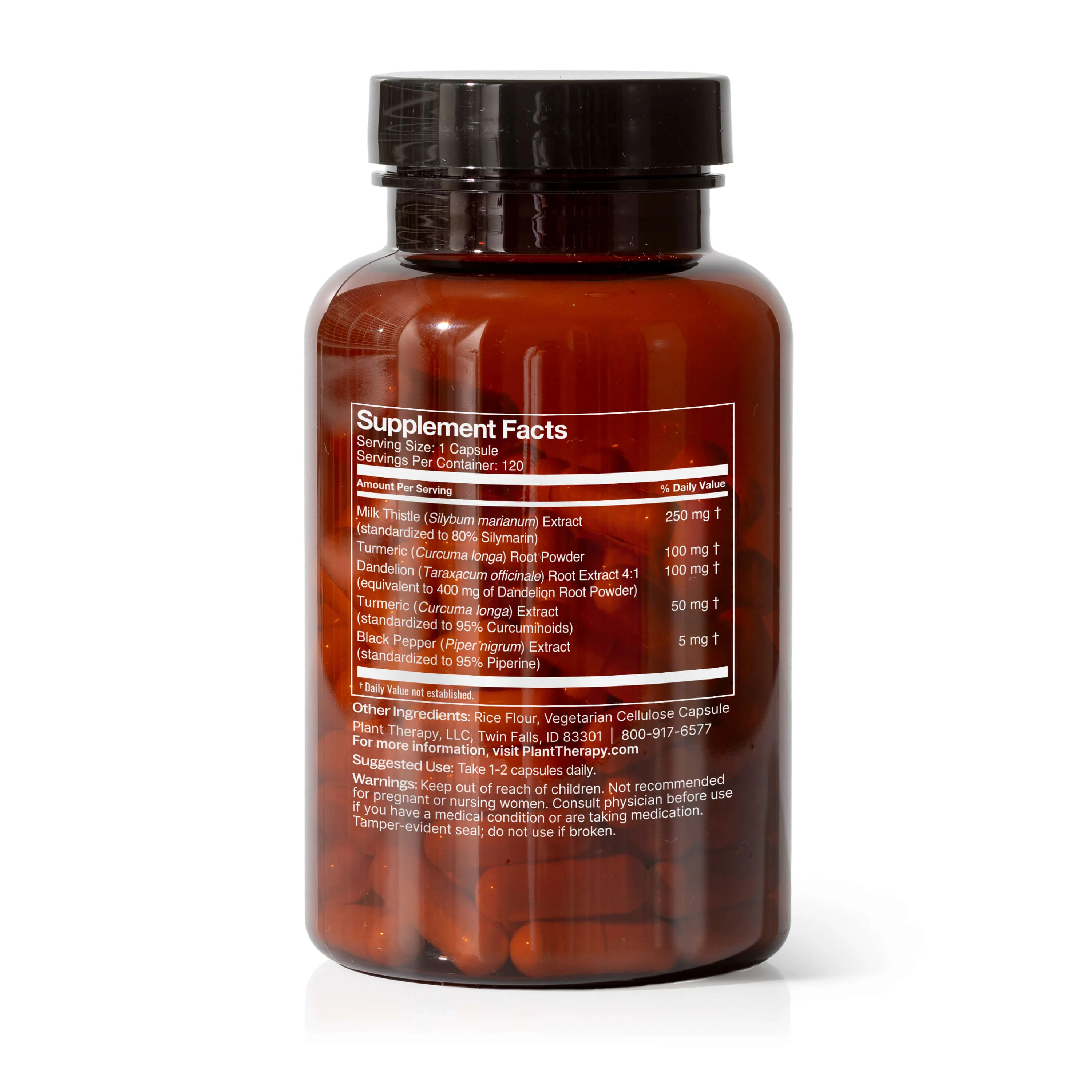 Liver Tonic Herbal Supplement - 120 Capsules - Image 9
