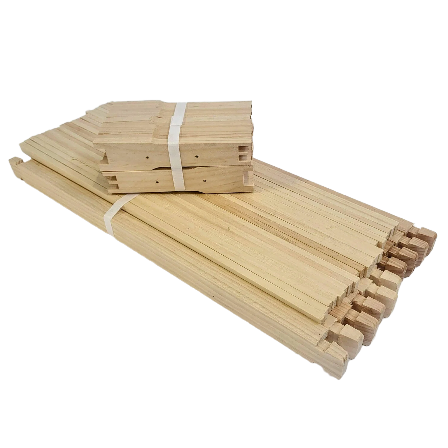 Medium 6 1/4 Inch Langstroth Frame, Wedged Top / Split Bottom with Holes