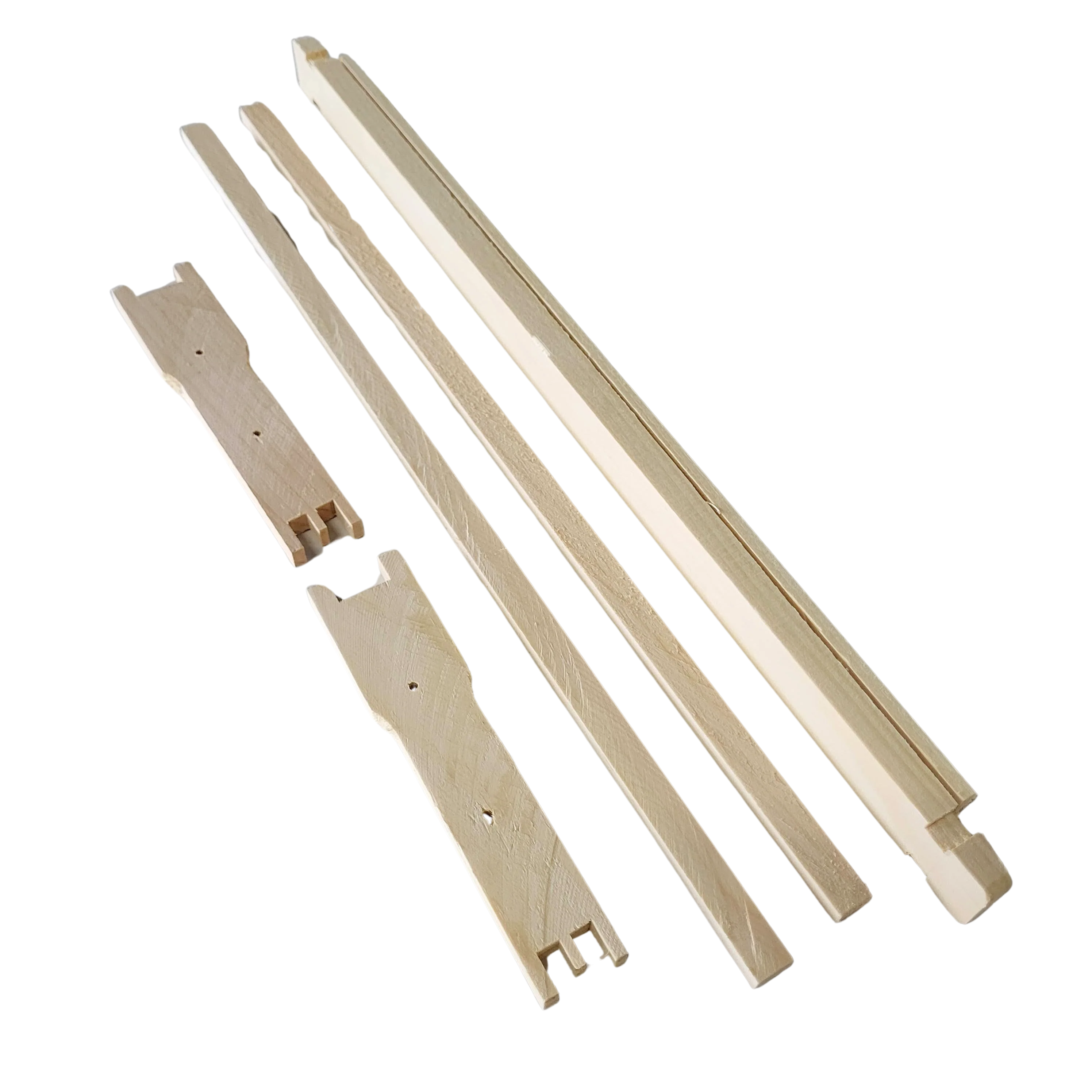 Medium 6 1/4 Inch Langstroth Frame, Wedged Top / Split Bottom with Holes - Image 8