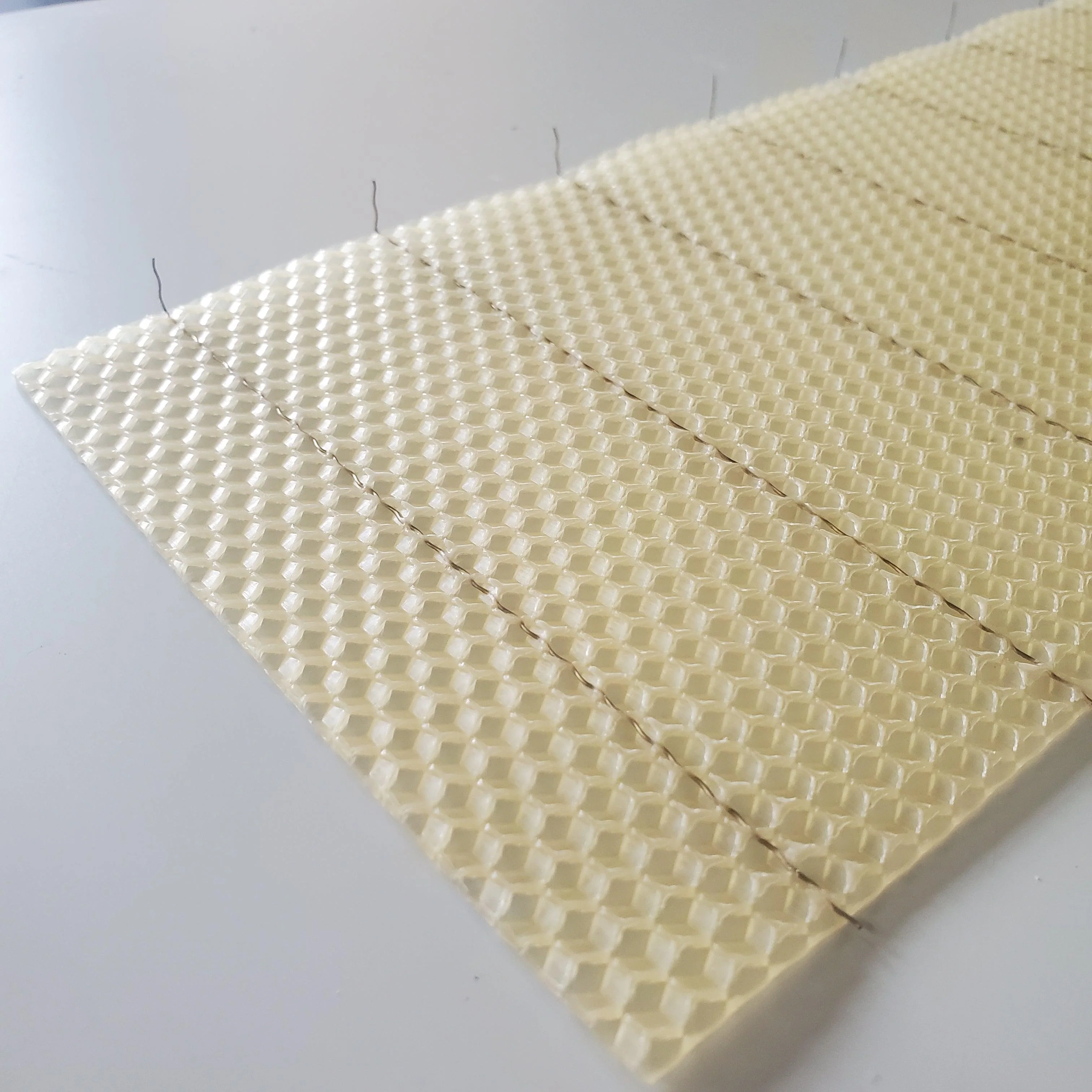 Medium Beeswax Foundation - Wired With Hooks - 5 5/8-inch - Image 3