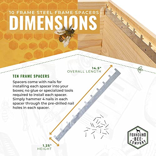 Metal Frame Spacers for 10-Frames - Image 3