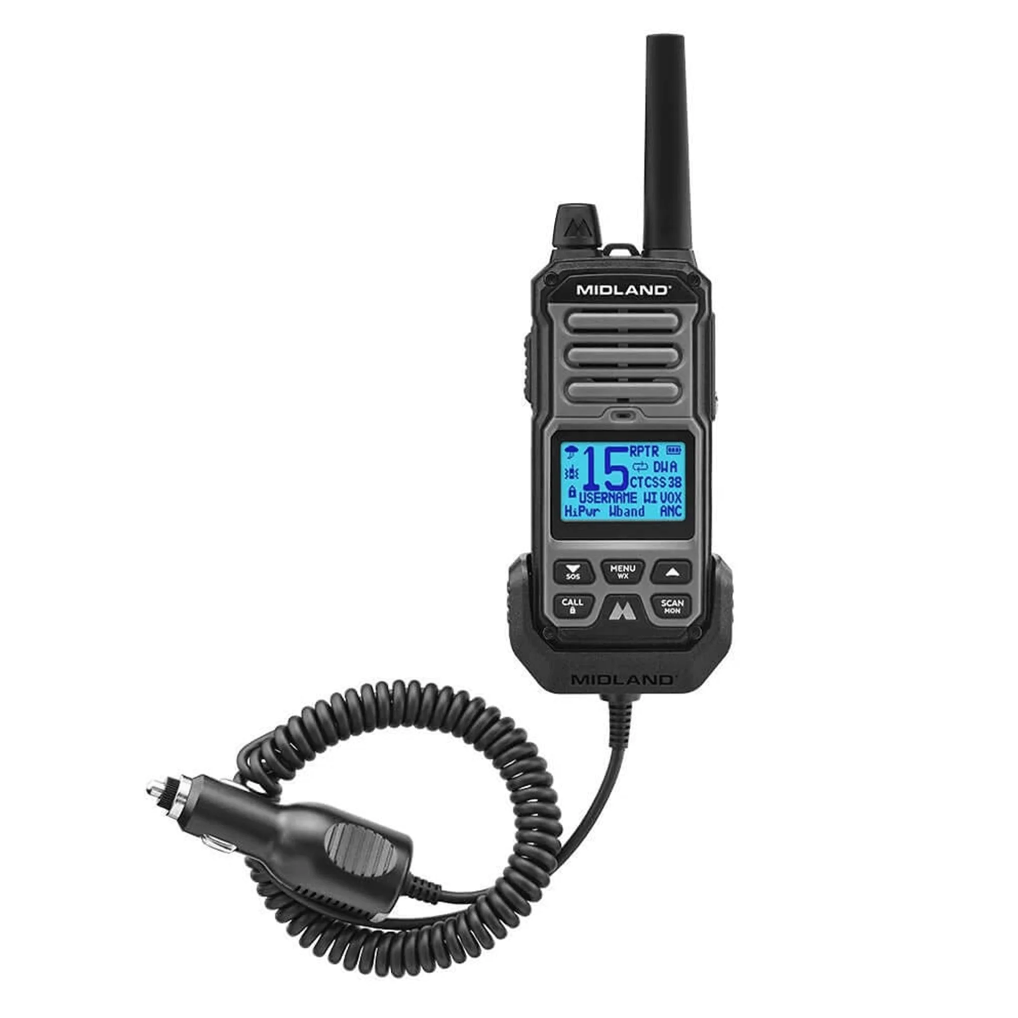 Midland GTX67 PRO - 5-Watt Two-Way GMRS Radio - Image 6