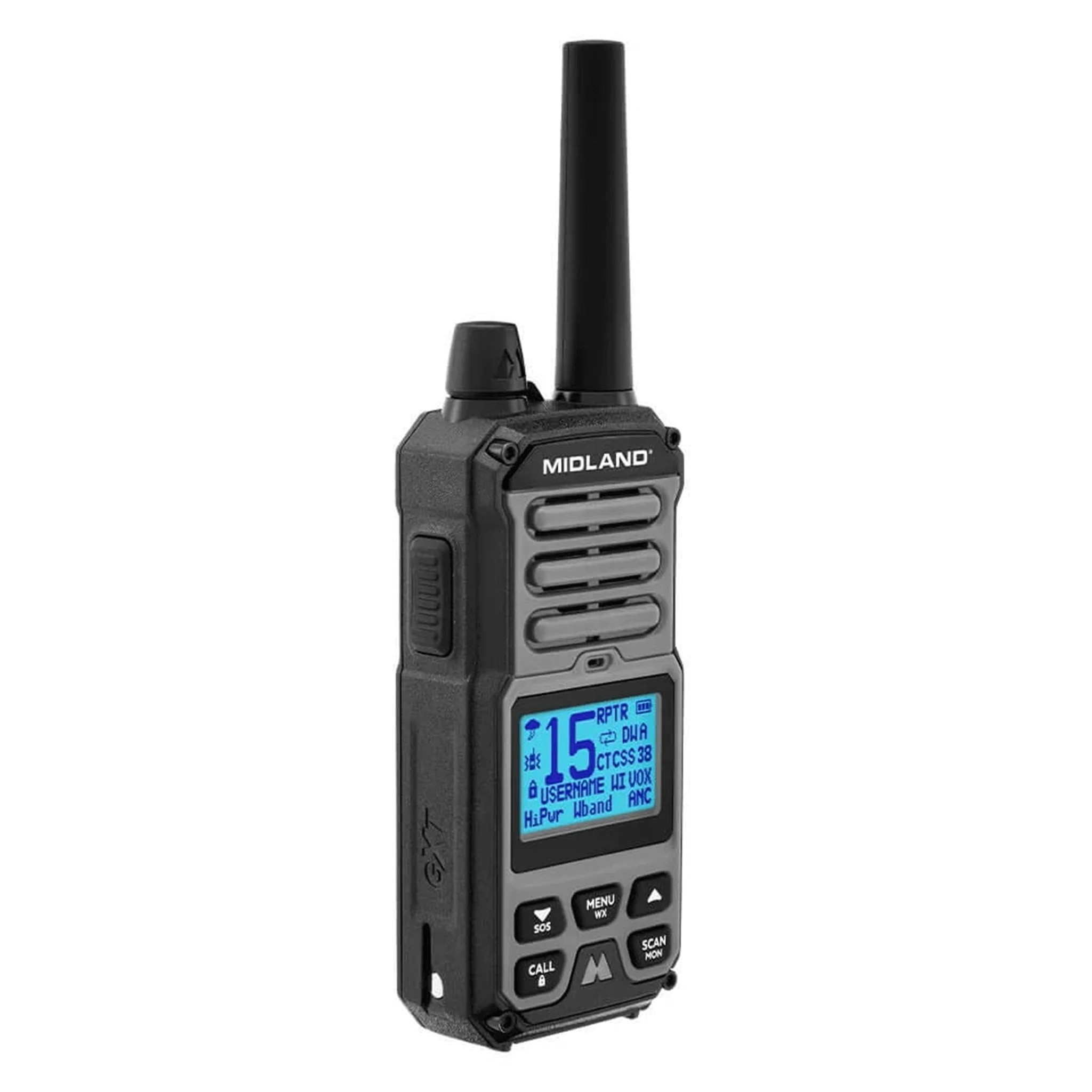 Midland GTX67 PRO - 5-Watt Two-Way GMRS Radio - Image 7