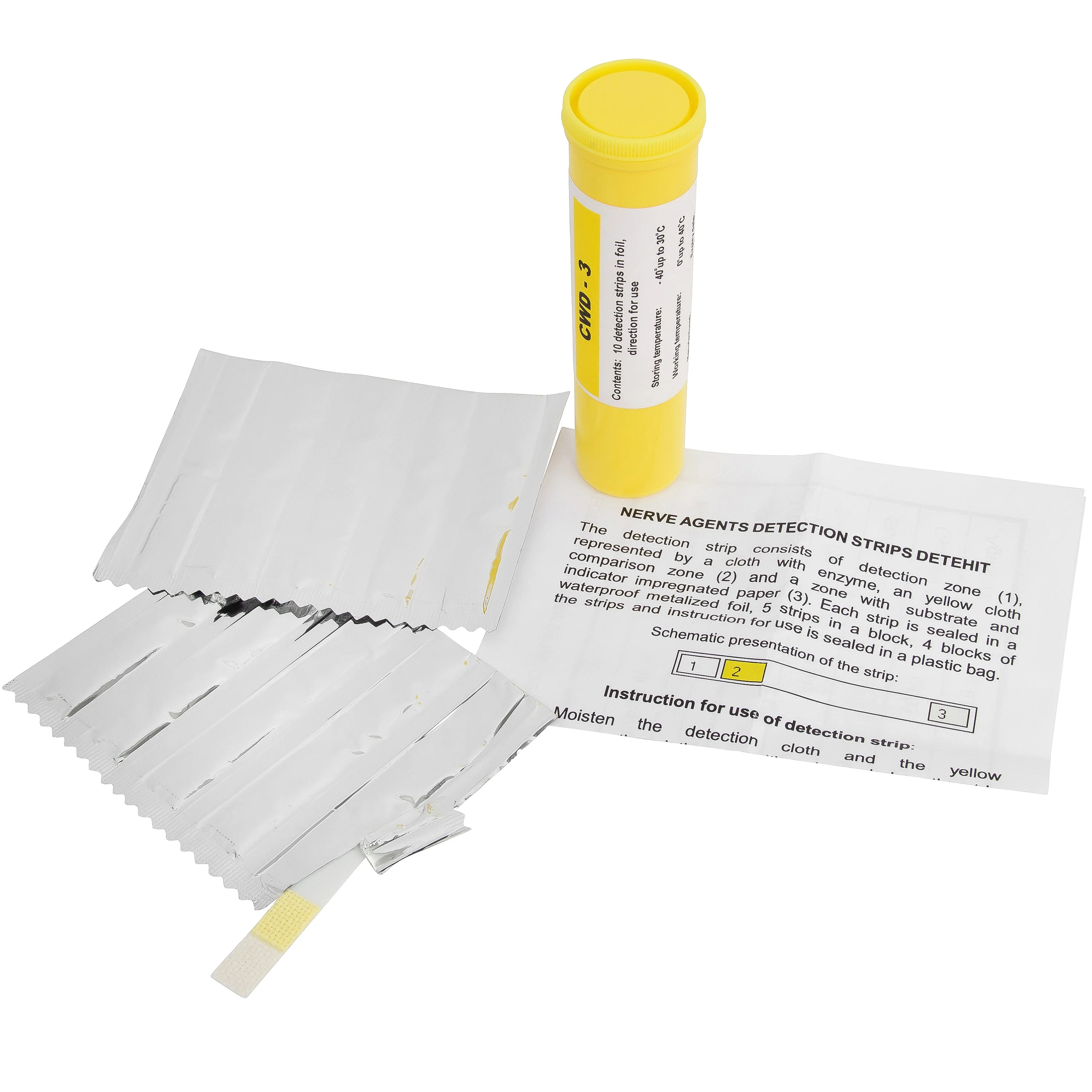 MIRA Safety DETEHIT CWD-3 CBRN Detection Strips - Image 3