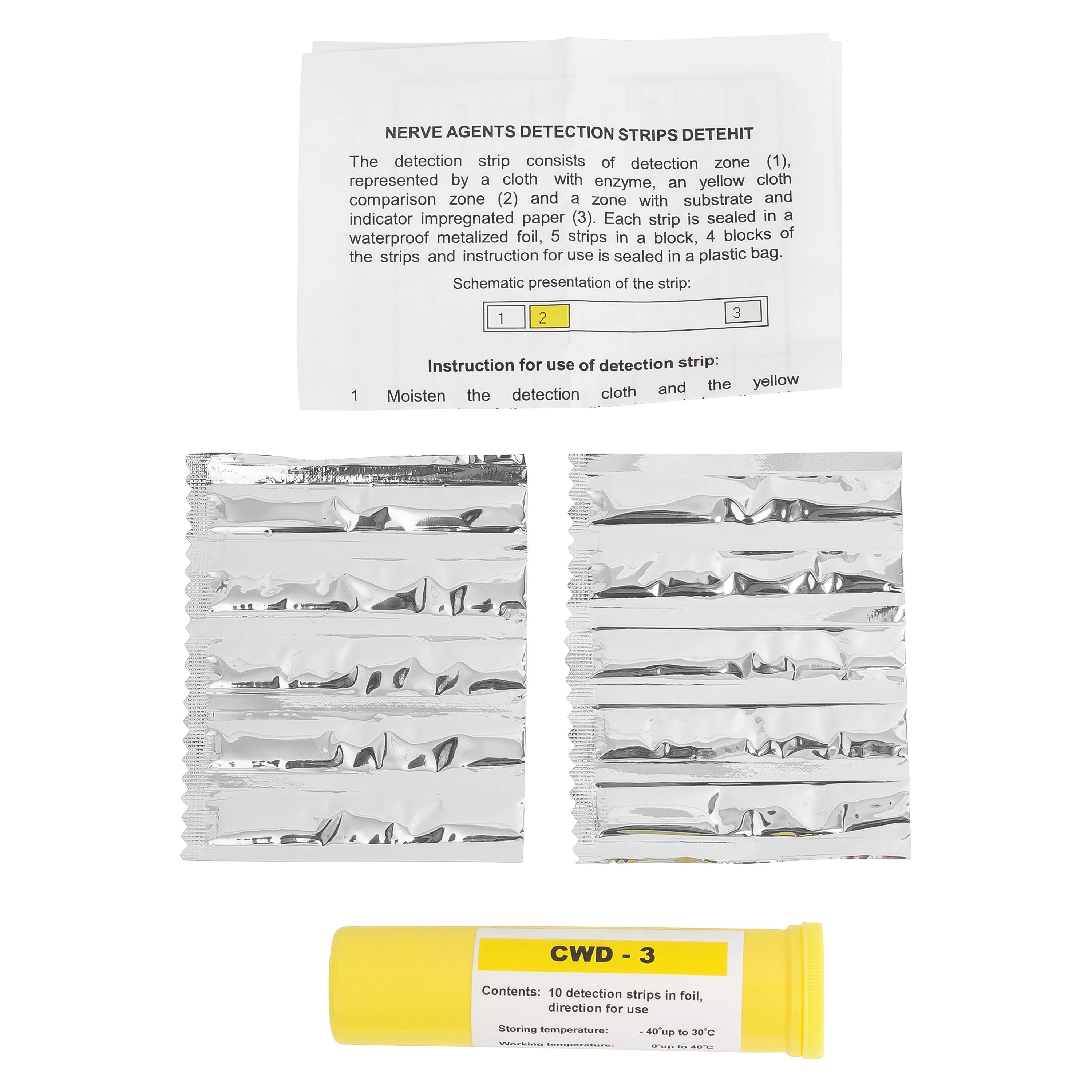 MIRA Safety DETEHIT CWD-3 CBRN Detection Strips - Image 5