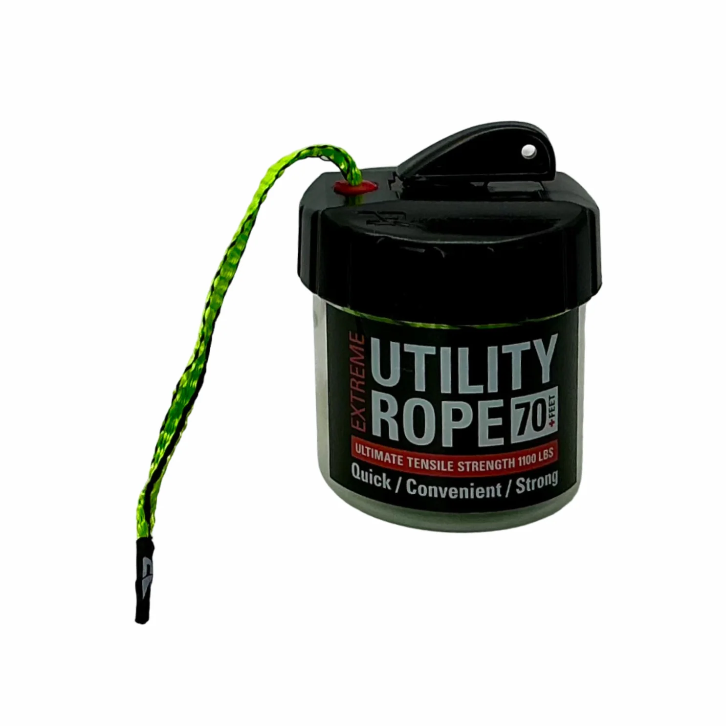 Neon Green Utility Rope & Mini Canister - Image 2