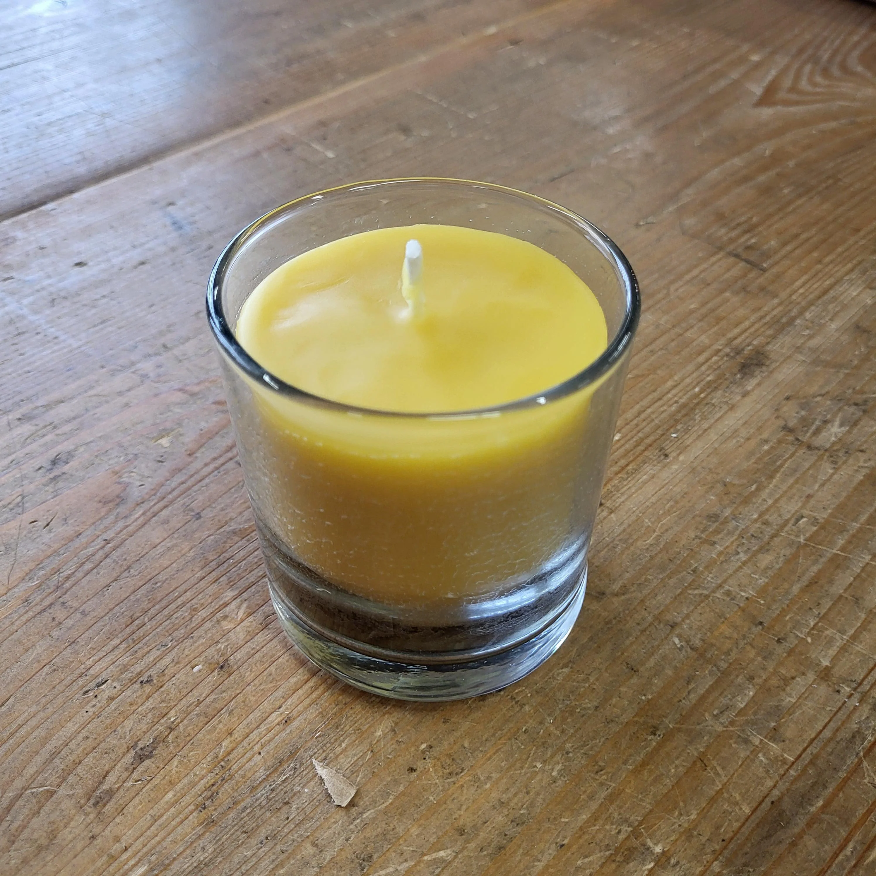 Old Fashioned Glass Candle - Image 2