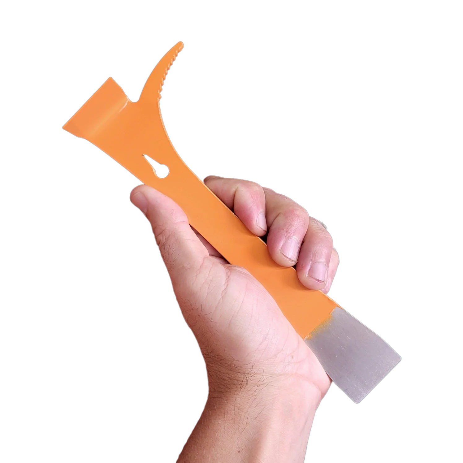 Orange KW Small Steel Hive Tool With Hook