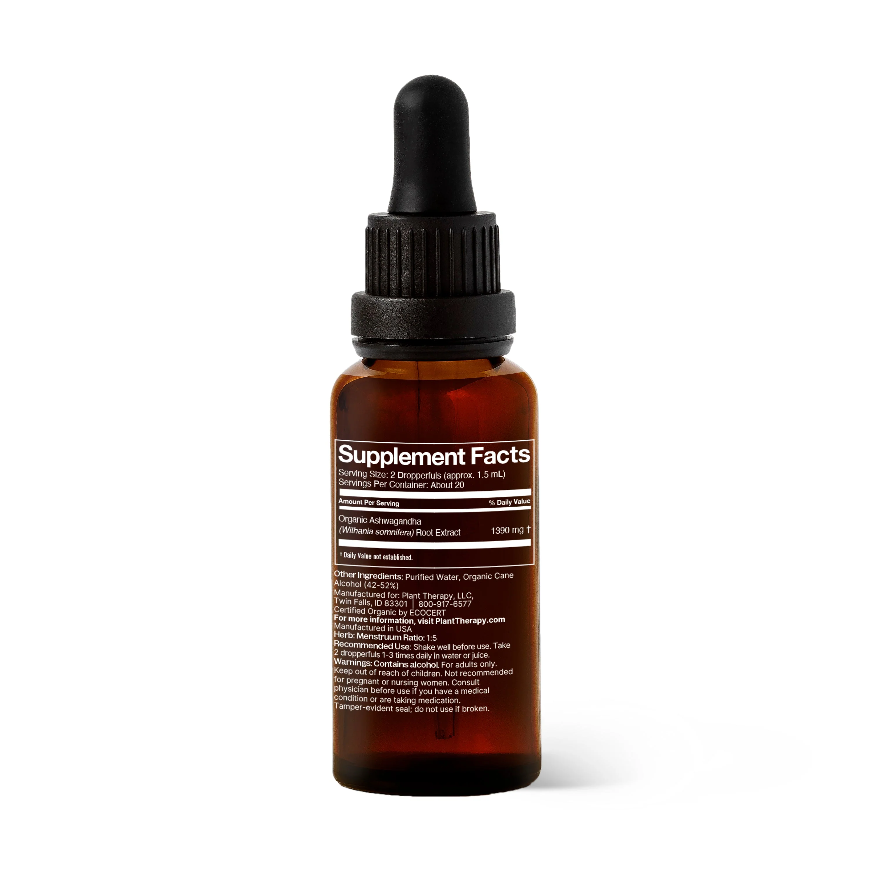 Organic Ashwagandha Herbal Tincture - Image 7