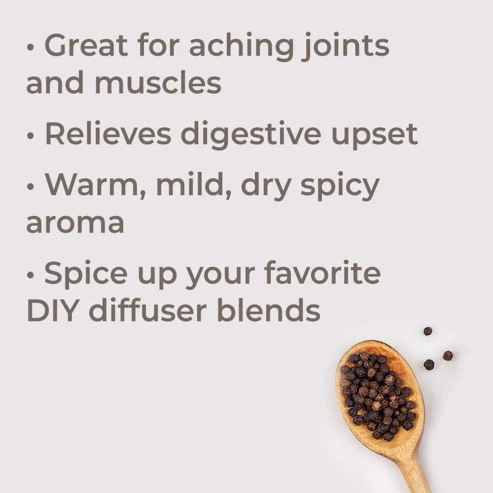 Organic Black Pepper Essential Oil - Image 2