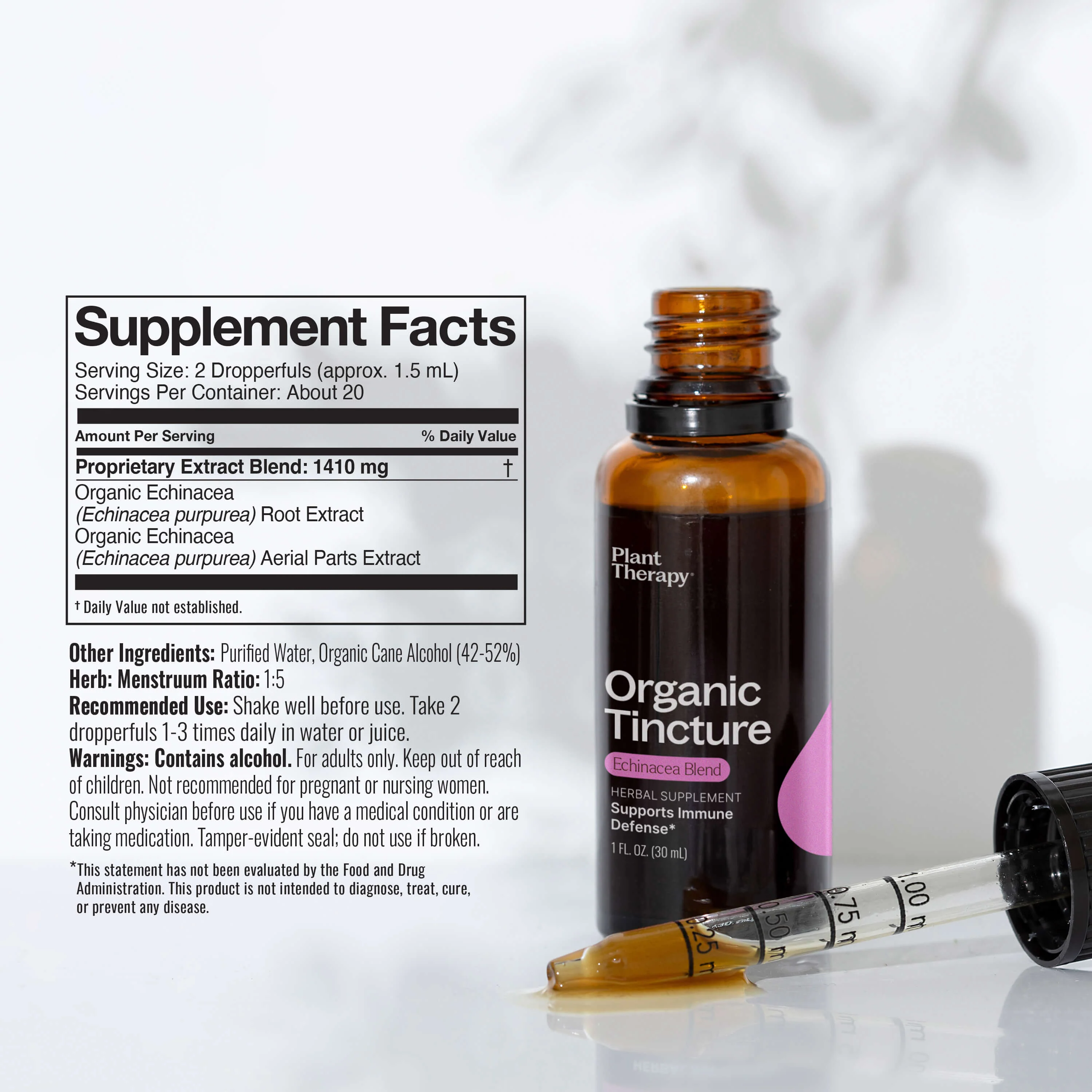 Organic Echinacea Blend Herbal Tincture - Image 6