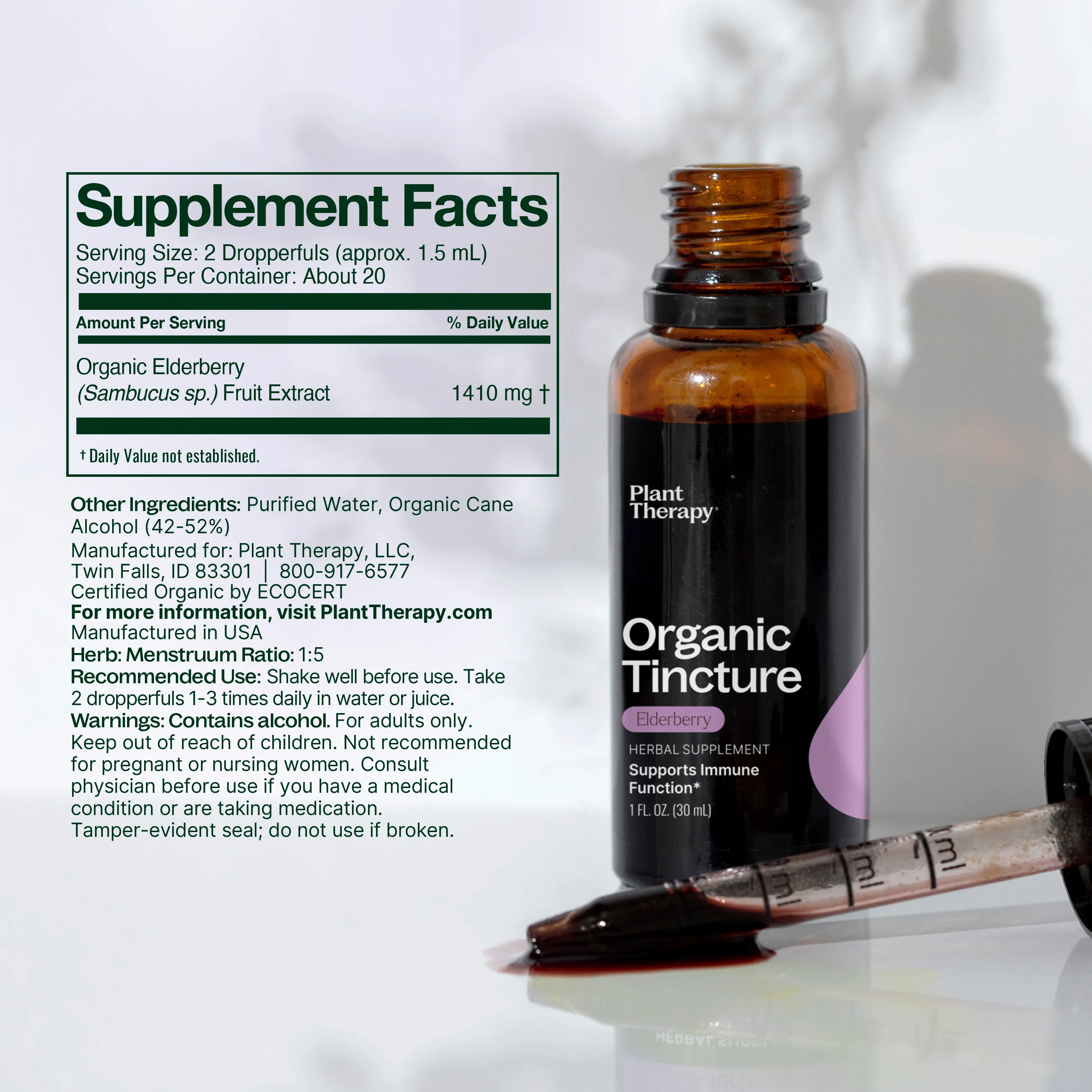 Organic Elderberry Herbal Tincture - Image 6