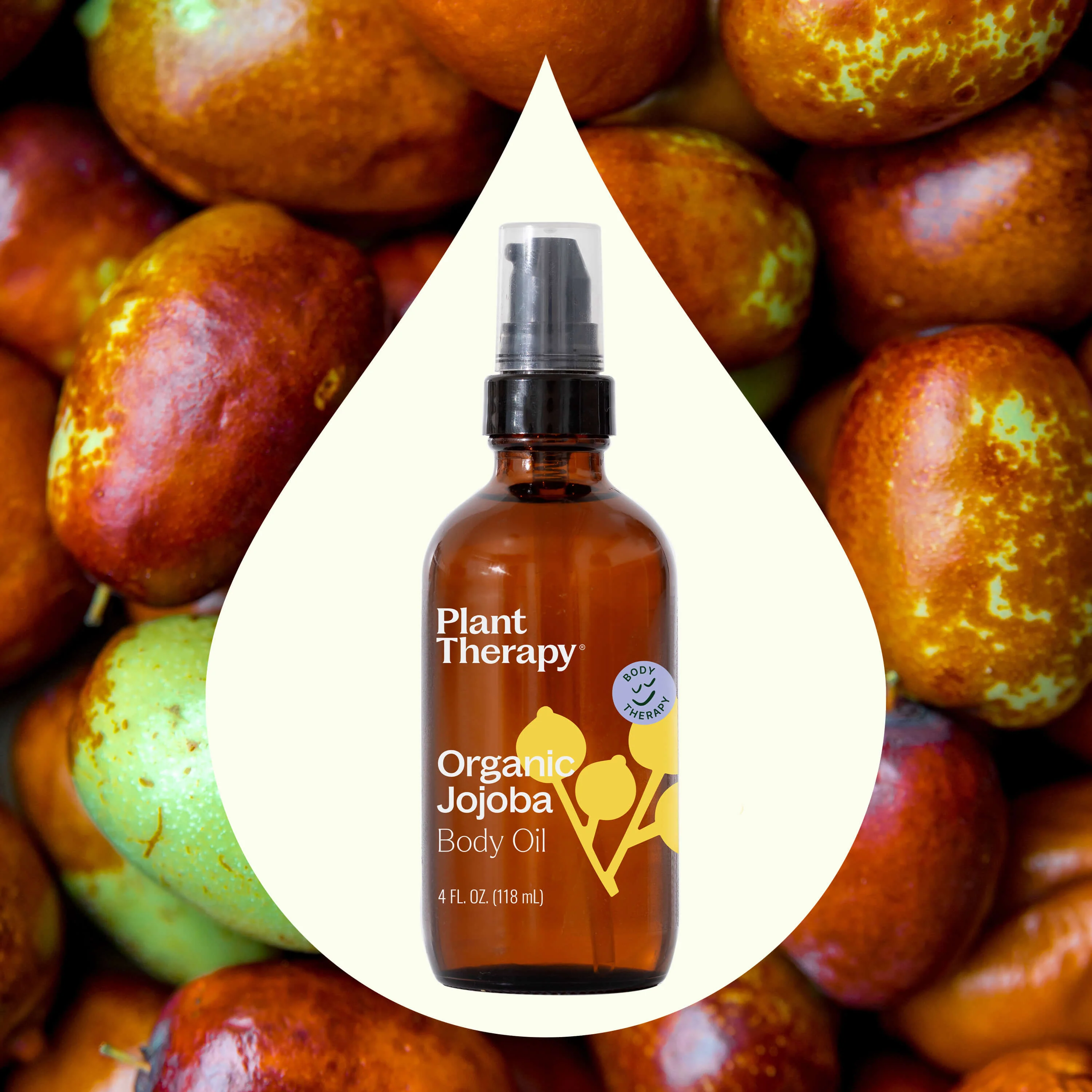 Organic Jojoba Body Oil 4 oz - Image 2