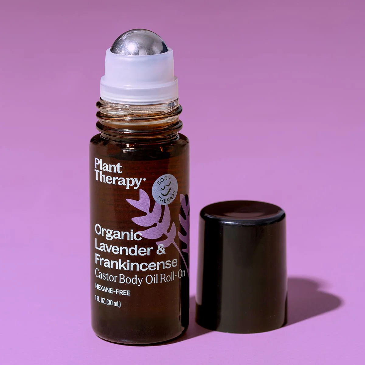 Organic Lavender & Frankincense Castor Body Oil Roll-On 30 mL - Image 6