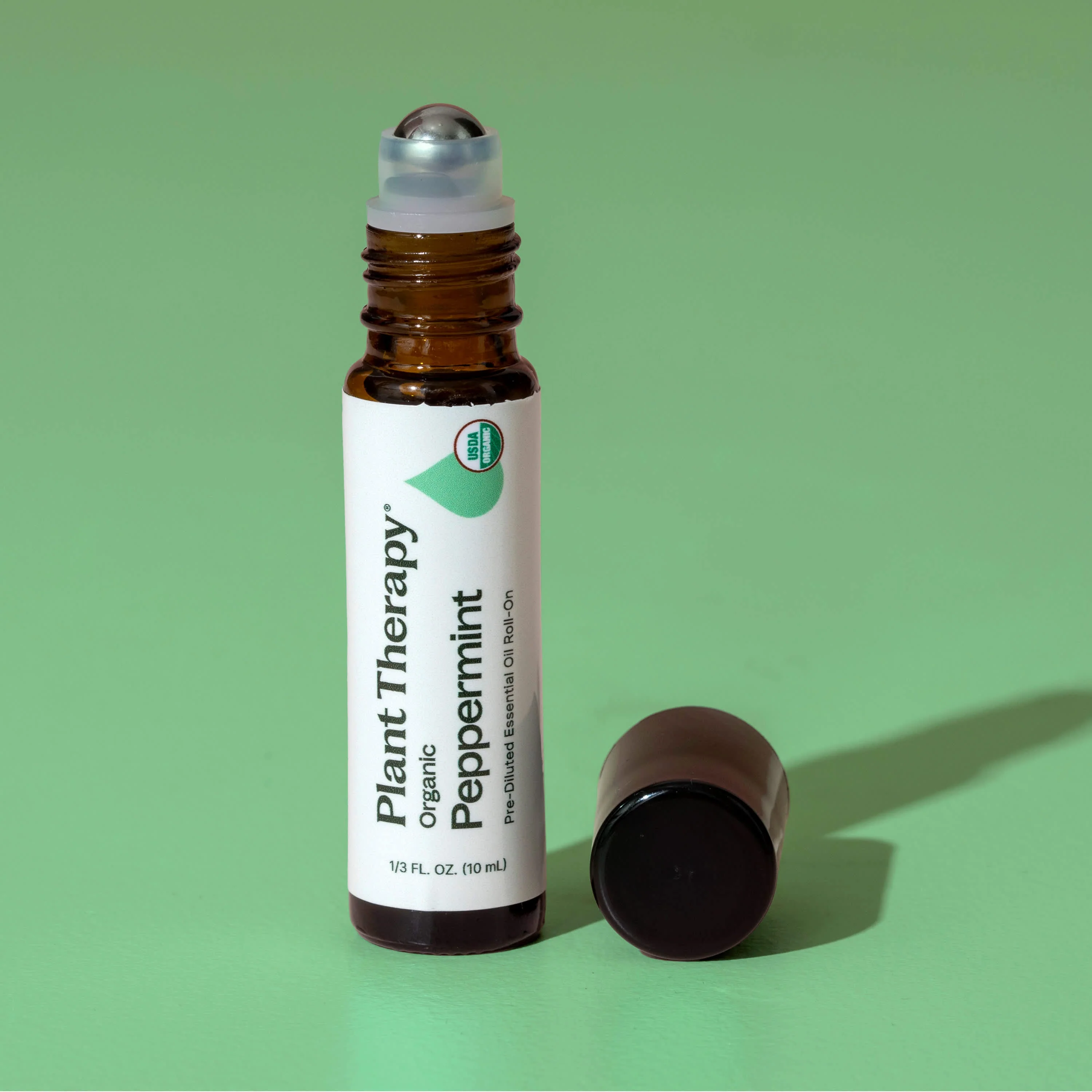 Organic Peppermint Essential Oil Pre-Diluted Roll-On - Image 4