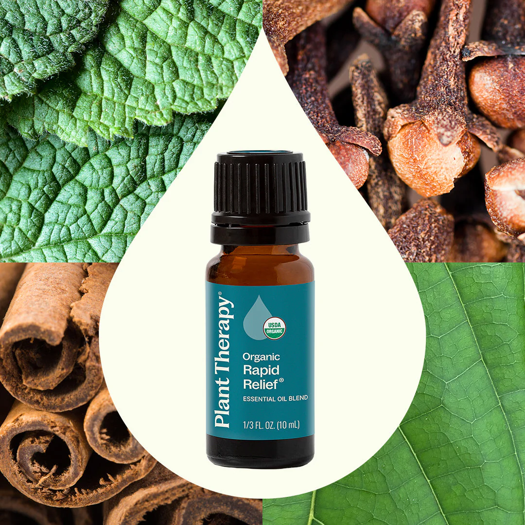 Organic Rapid Relief Essential Oil Blend - Image 4