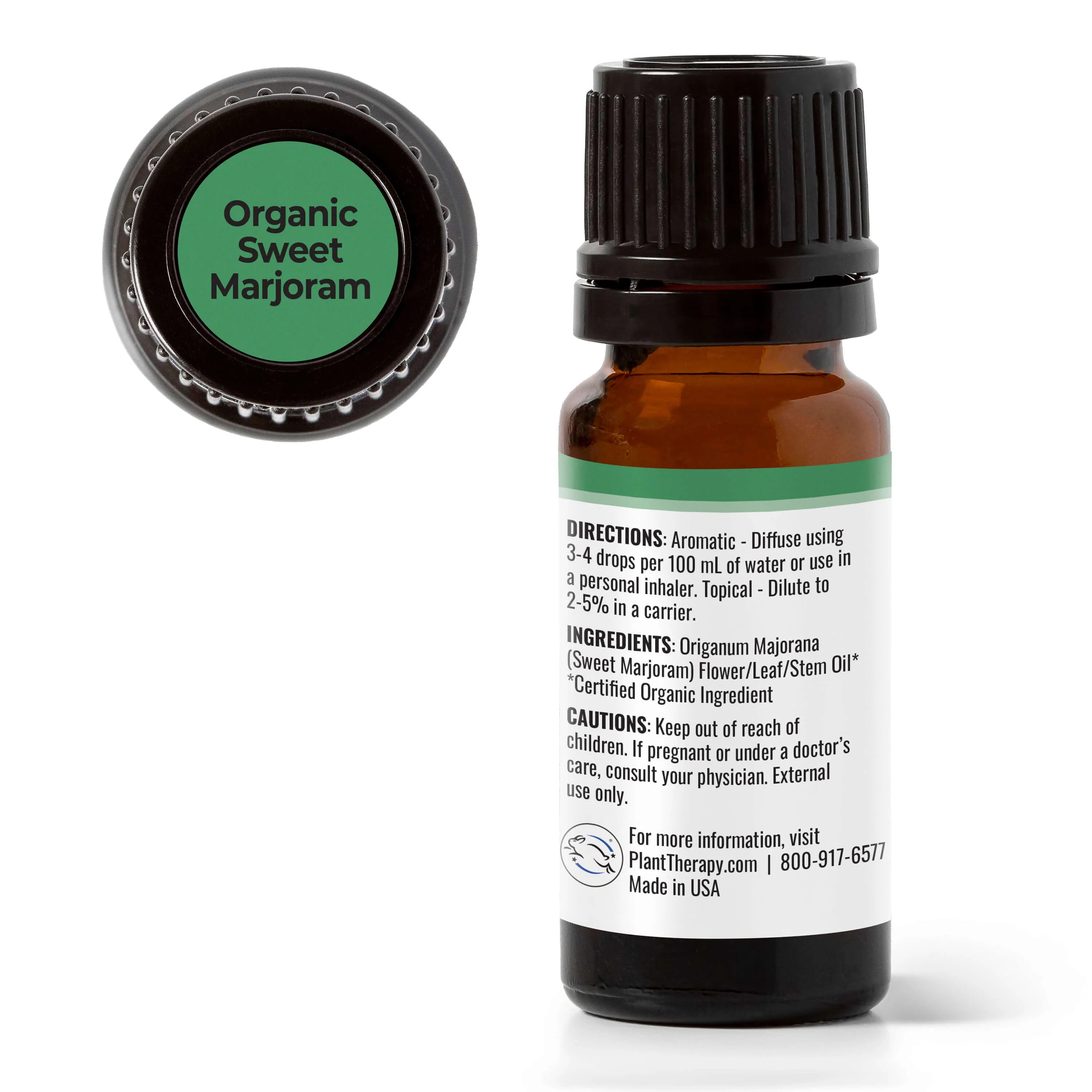 Organic Sweet Marjoram Essential Oil - Image 4