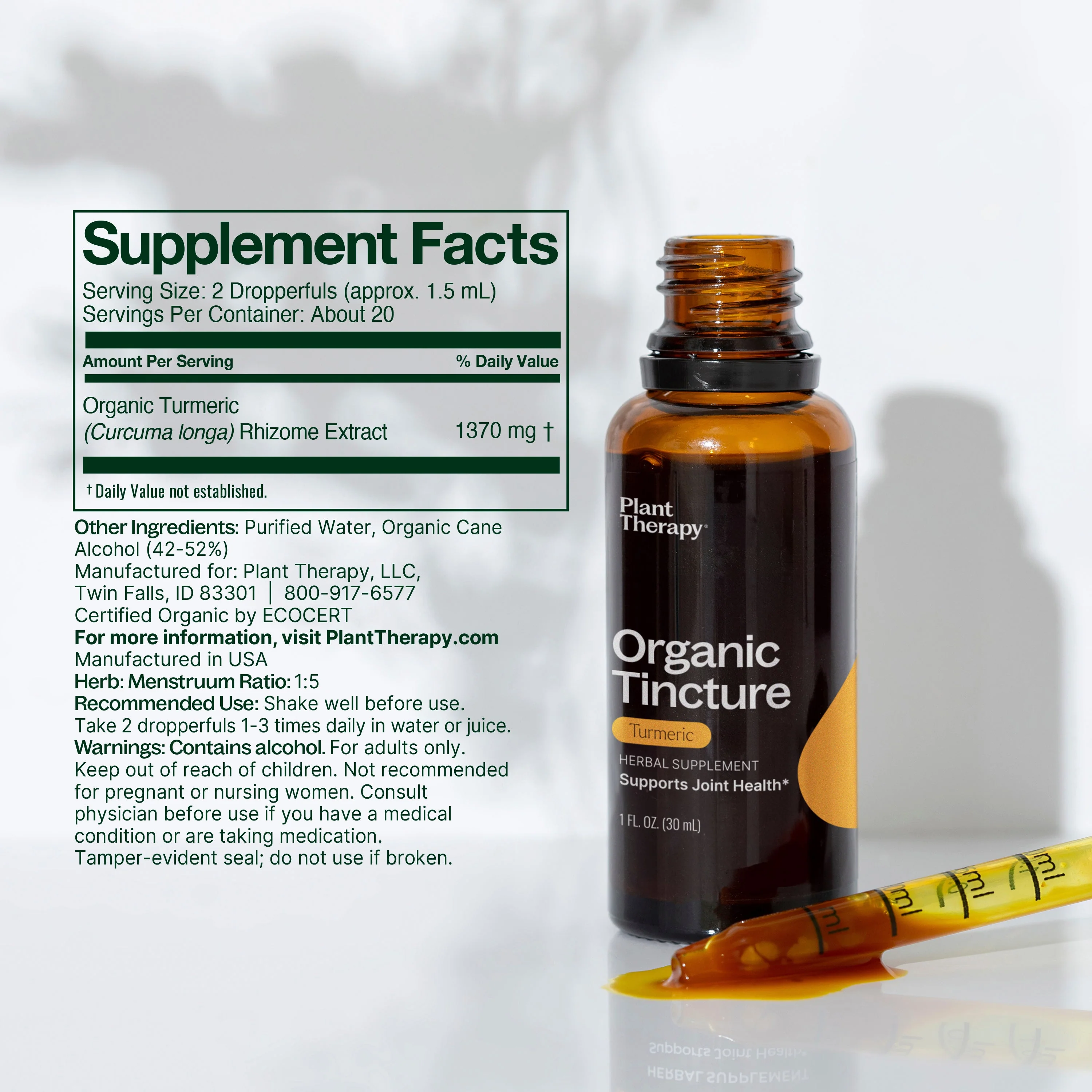 Organic Turmeric Herbal Tincture - Image 6