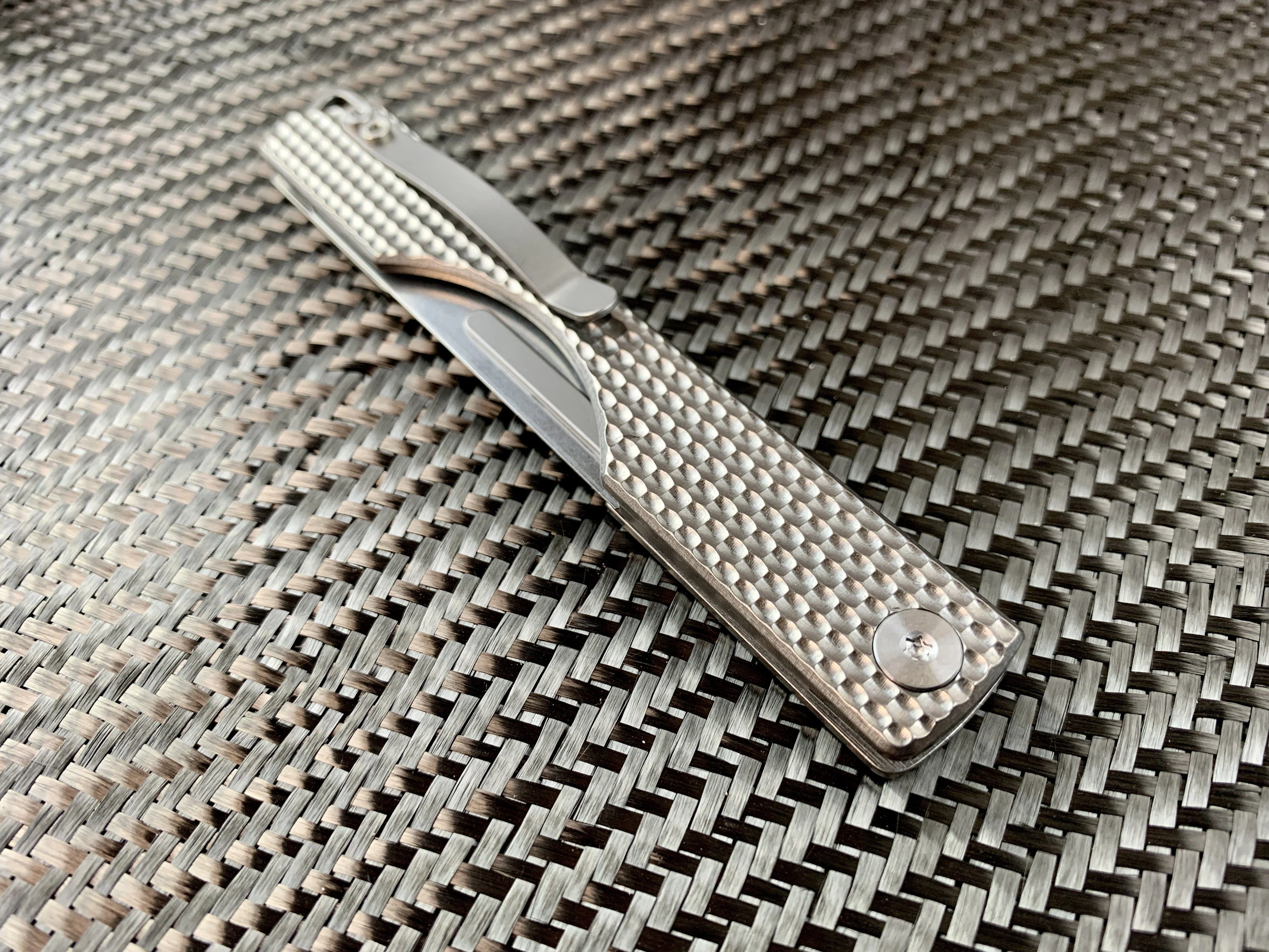 Oversized - Folding Titanium Craft Scalpel Knife + Case + Spare Blades! - Image 10