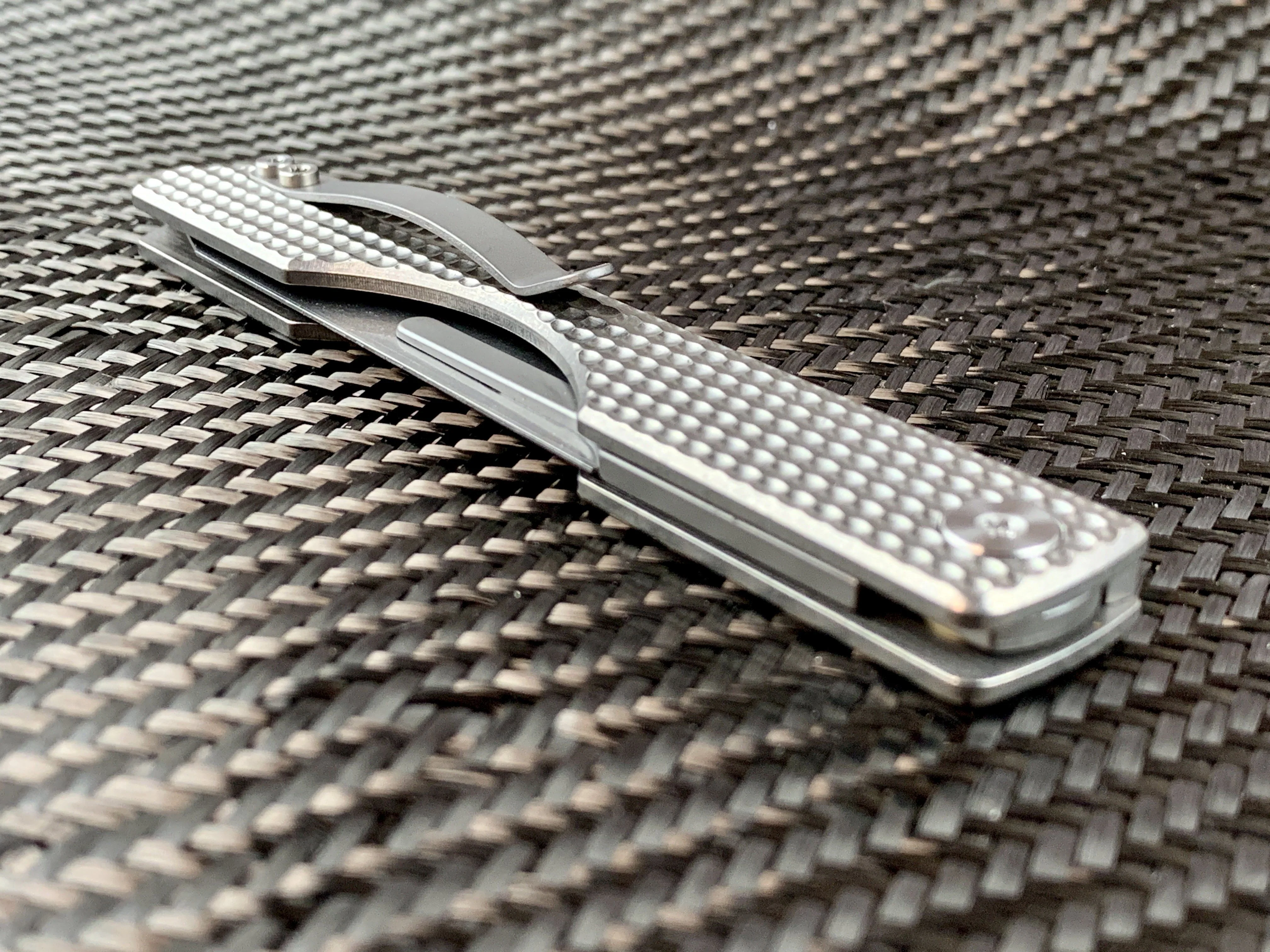 Oversized - Folding Titanium Craft Scalpel Knife + Case + Spare Blades! - Image 21