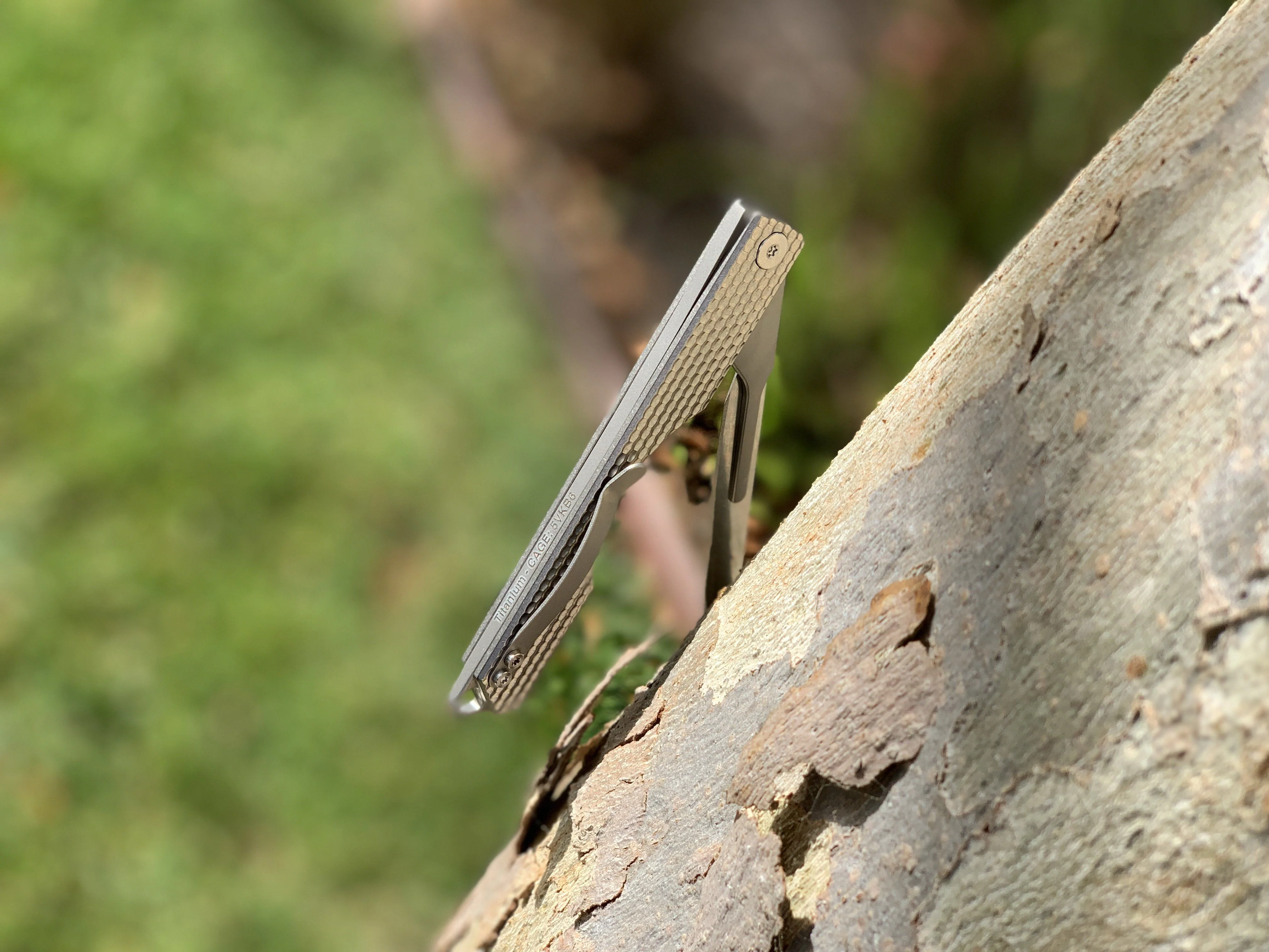 Oversized - Folding Titanium Craft Scalpel Knife + Case + Spare Blades! - Image 7