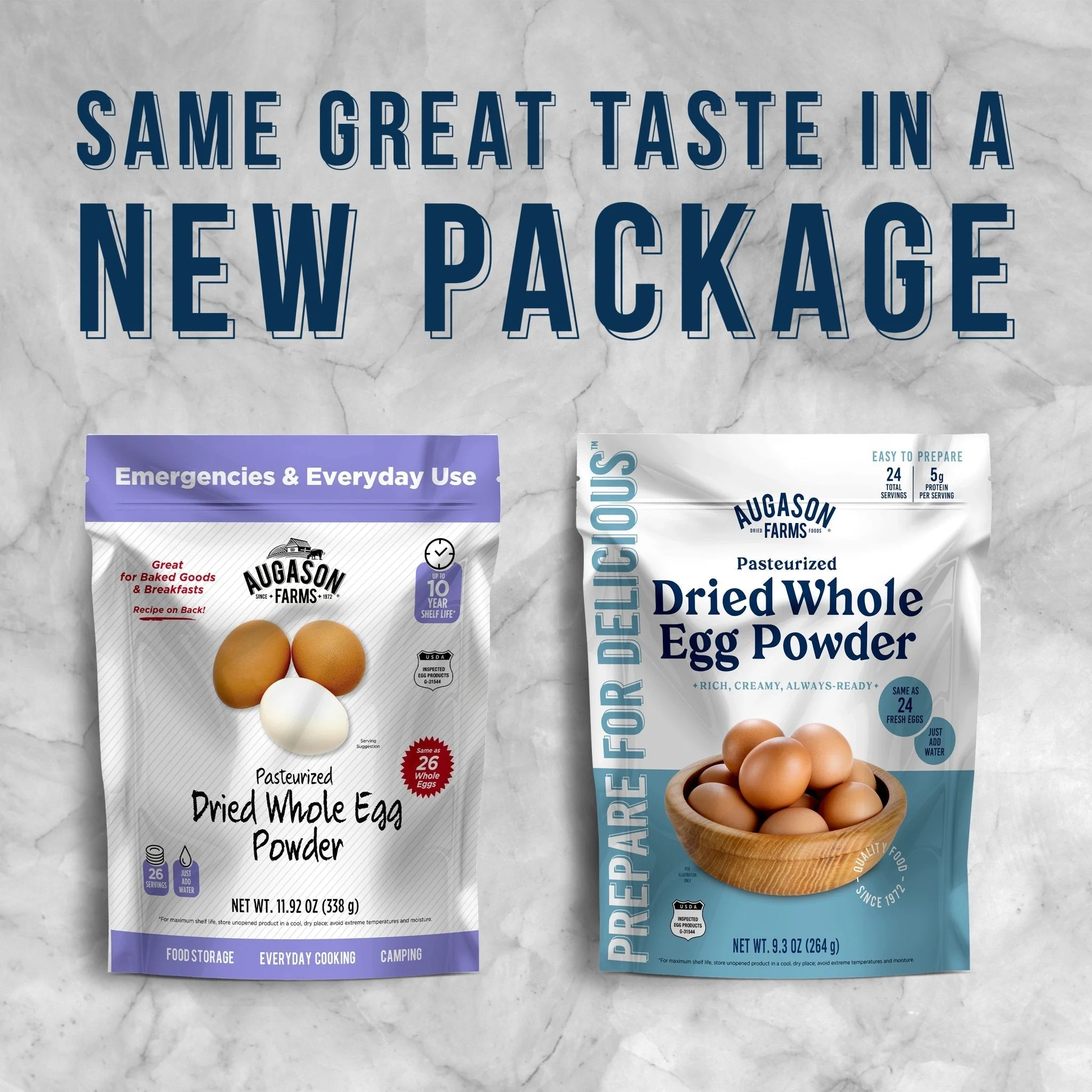 Pasteurized Dried Whole Egg Powder Pouch, 24 Servings - Image 4