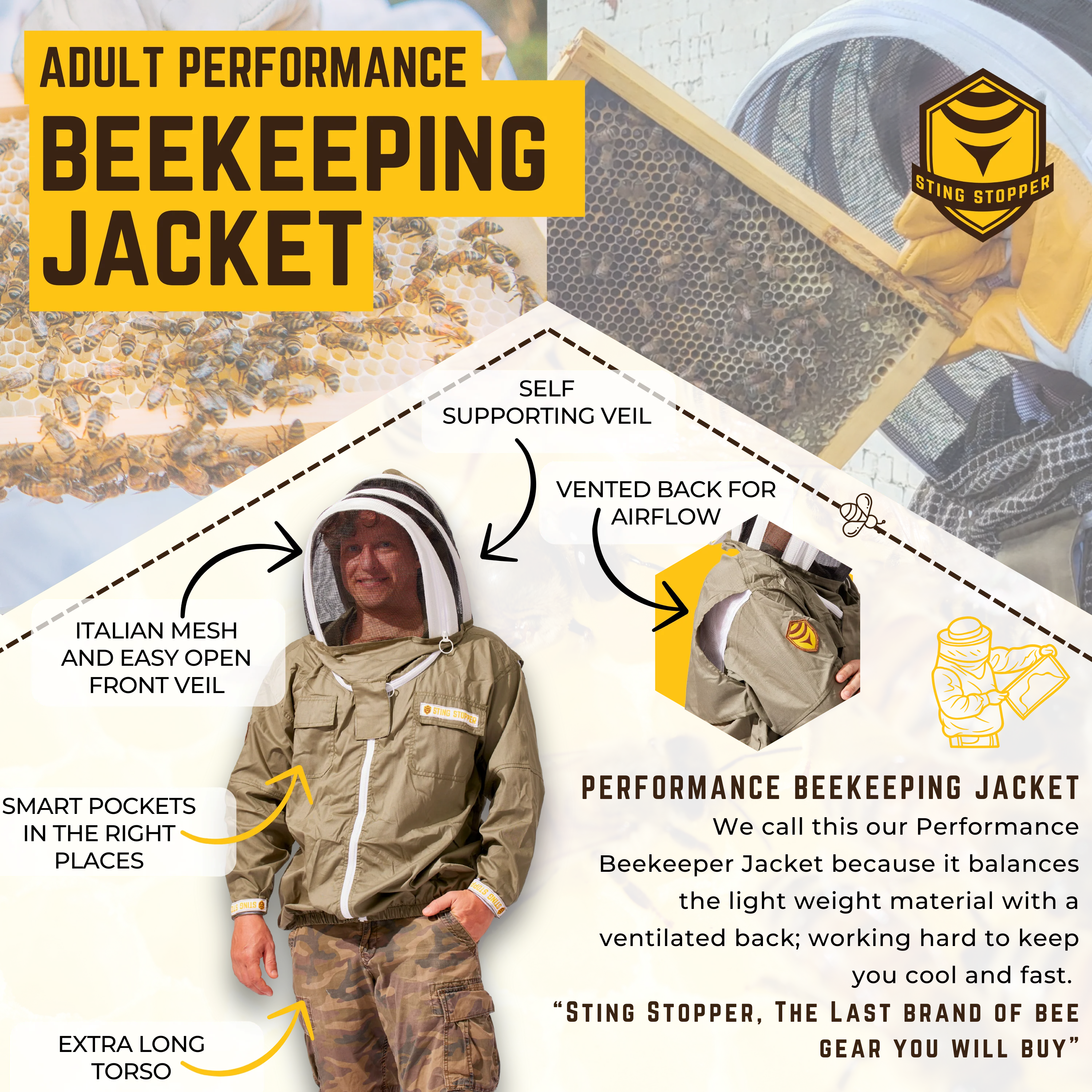 Performance Beekeeping Jacket - Image 2