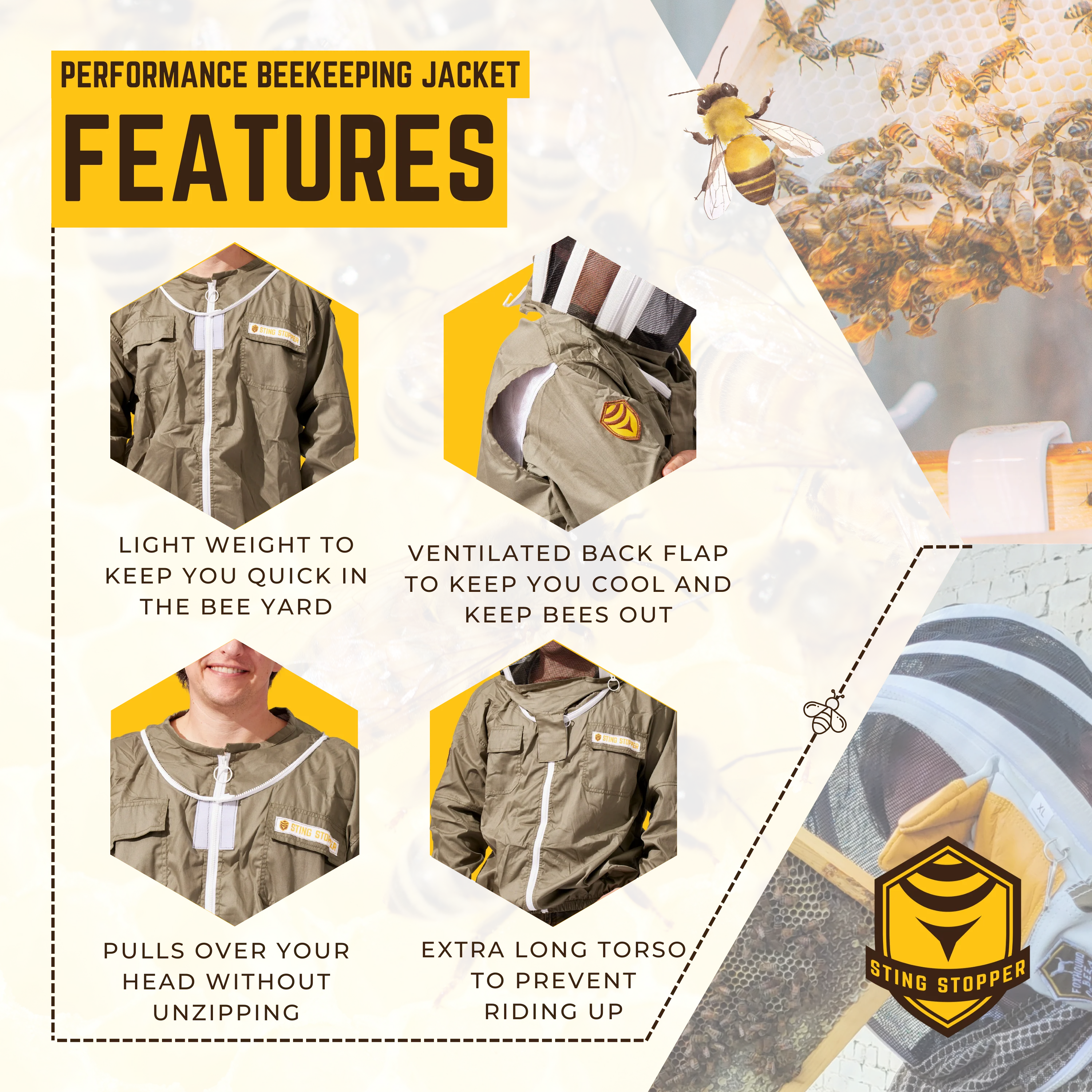 Performance Beekeeping Jacket - Image 3
