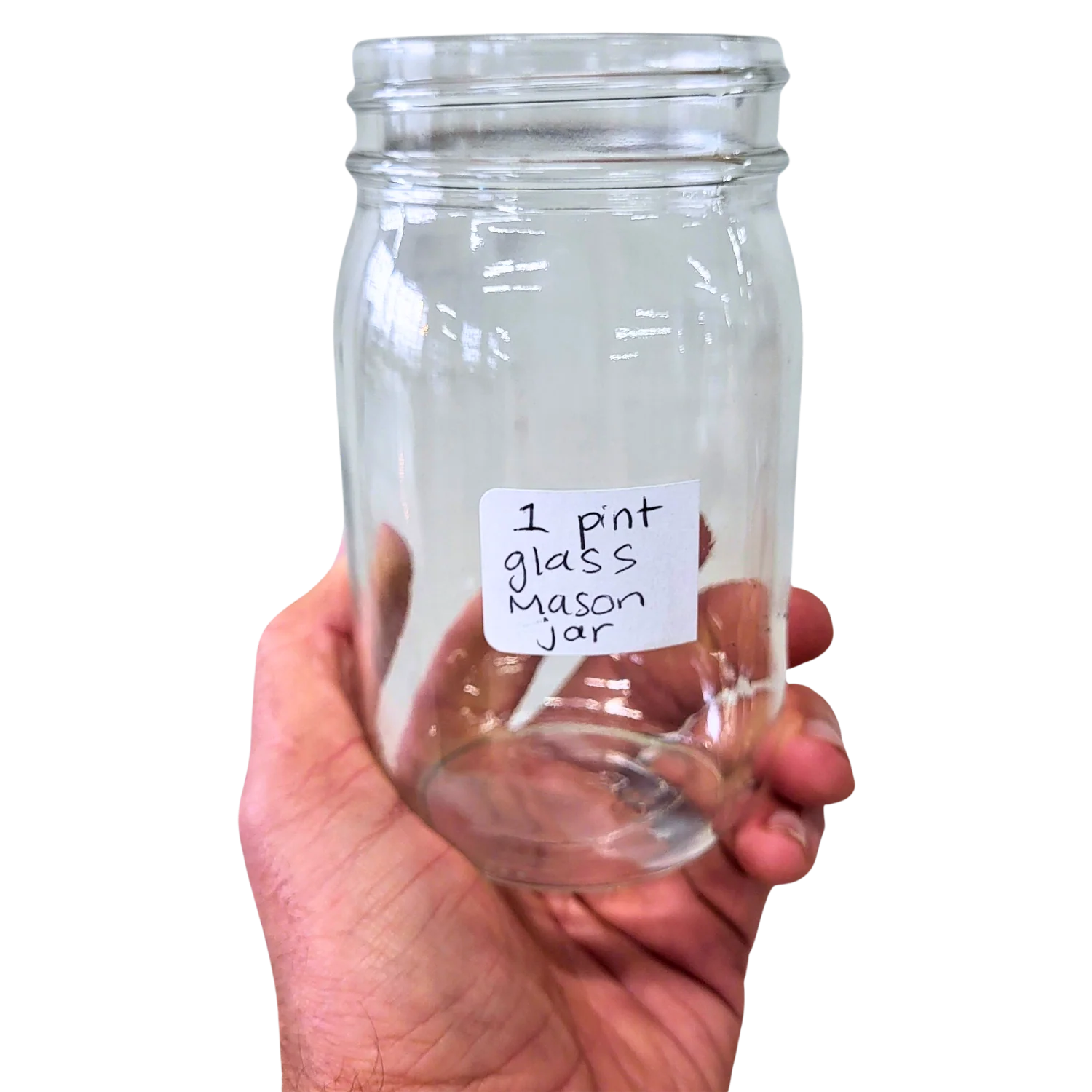 Pint Glass Mason Jar - 16 oz - Image 3